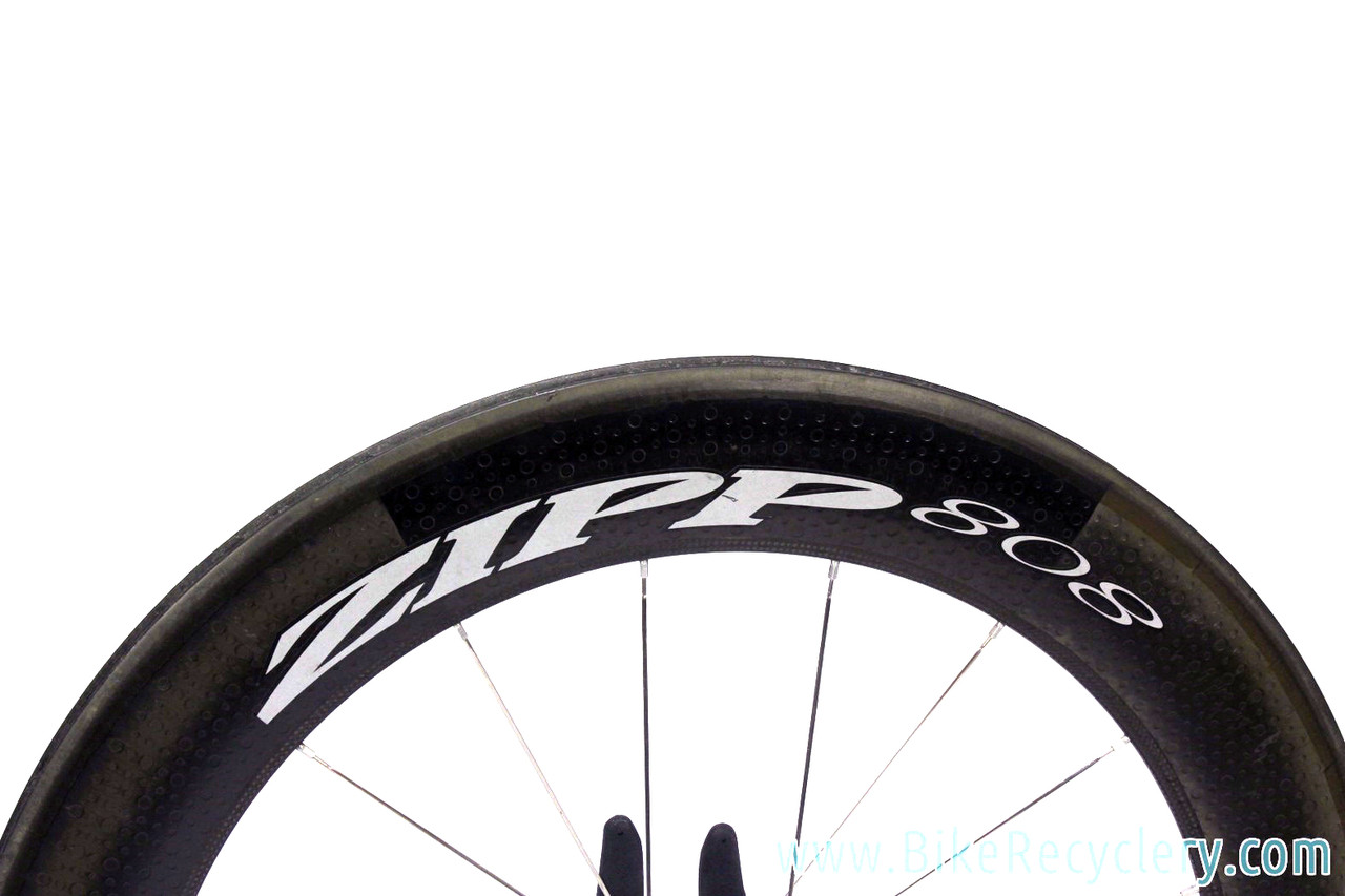 ZIPP 808 Dimpled Carbon Rear Wheel: Tubular - 700c - 18H - Shimano
