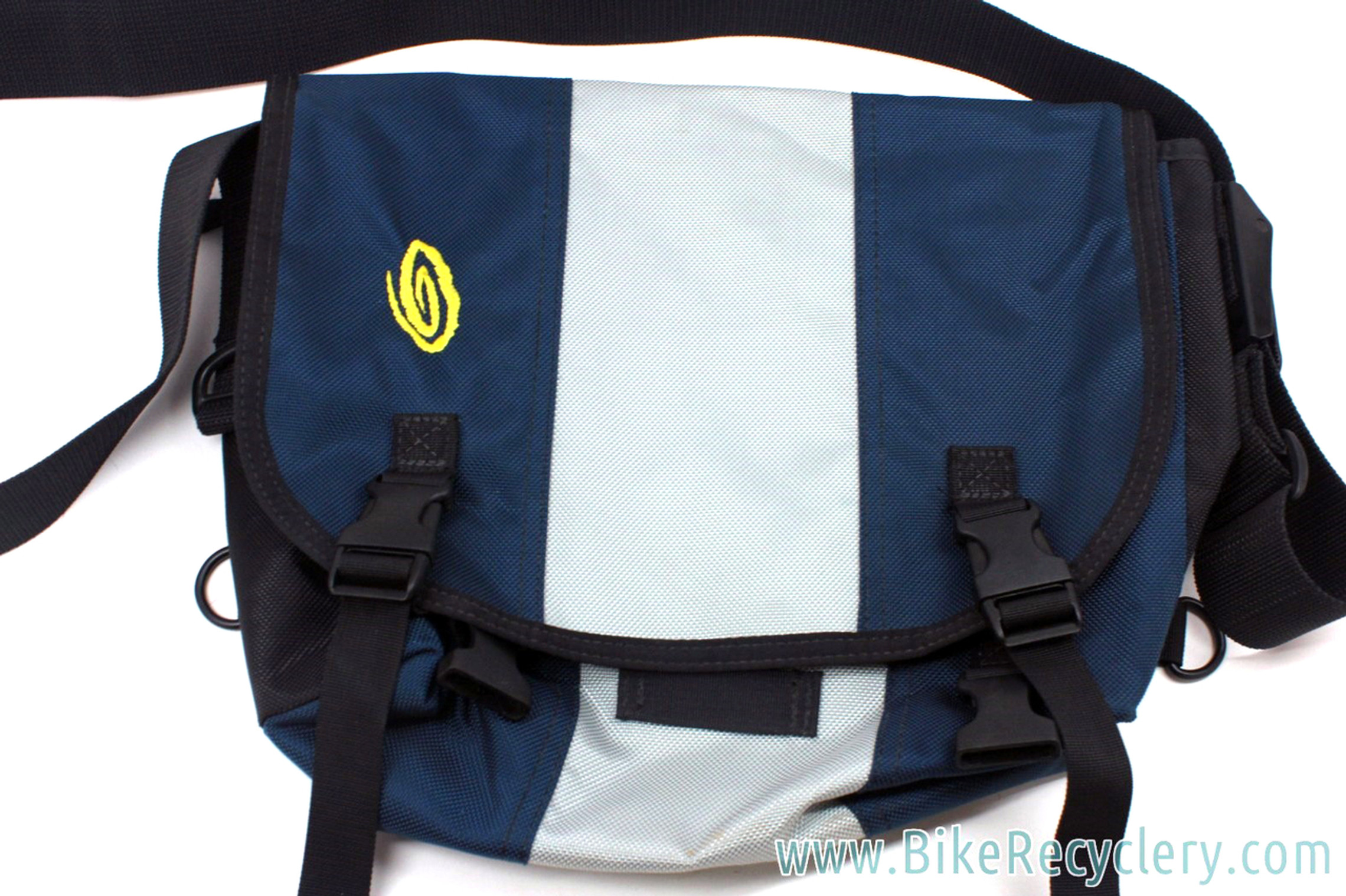 NEW Timbuk2 Classic Commuter Messenger Bag: XS - Blue & Grey - Waterproof  Inner