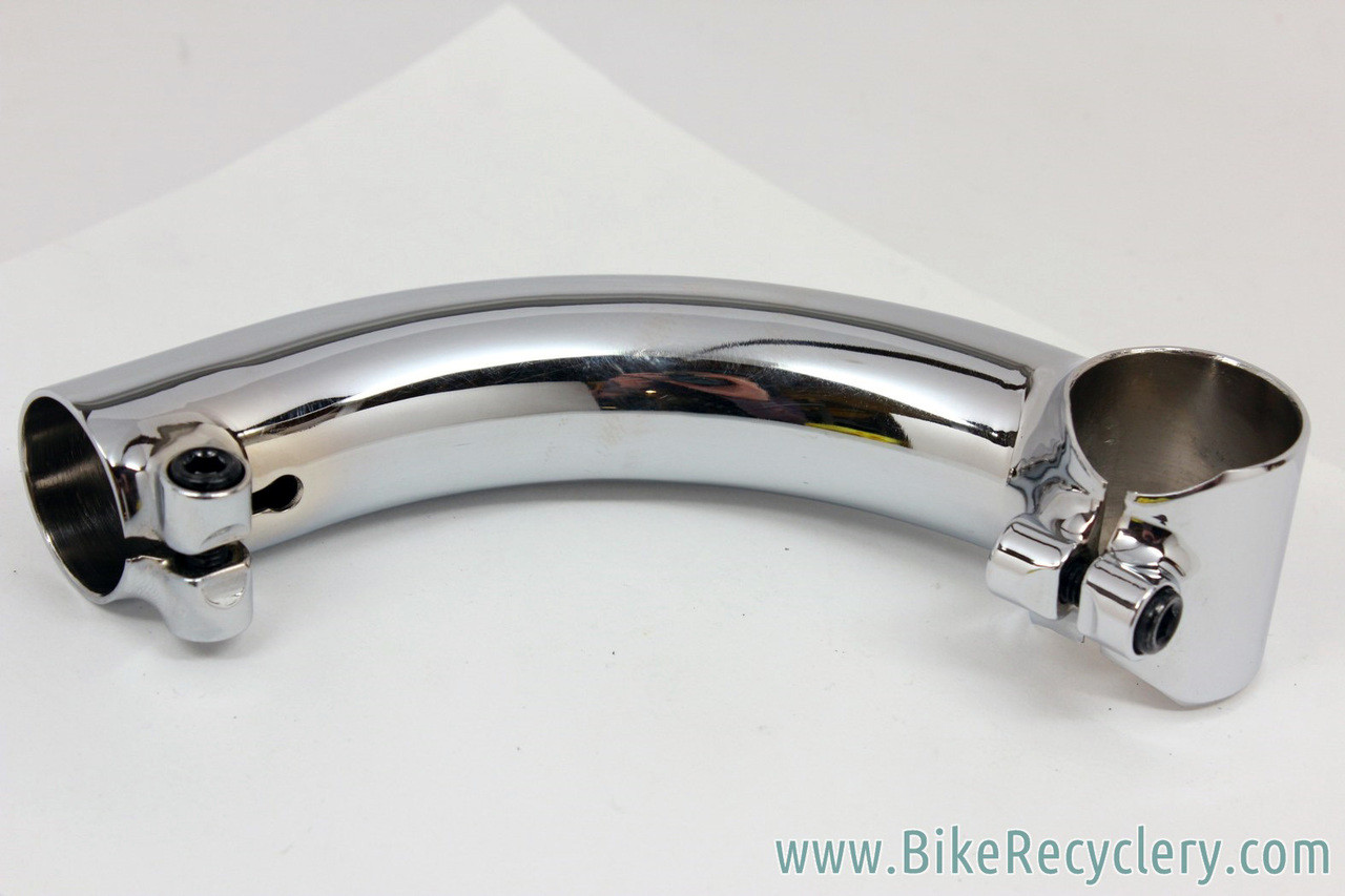 Crust L.D. 90mm Stem: Fillet Brazed Chrome - 1 1/8
