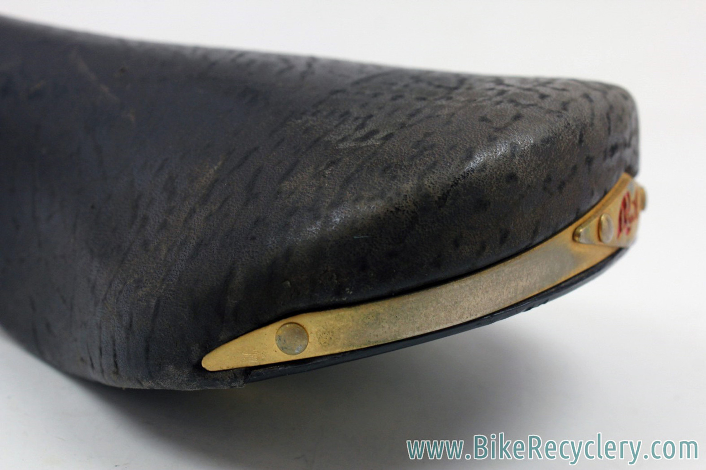 1986 San Marco Rolls Saddle: Brown Buffalo Leather - Brass