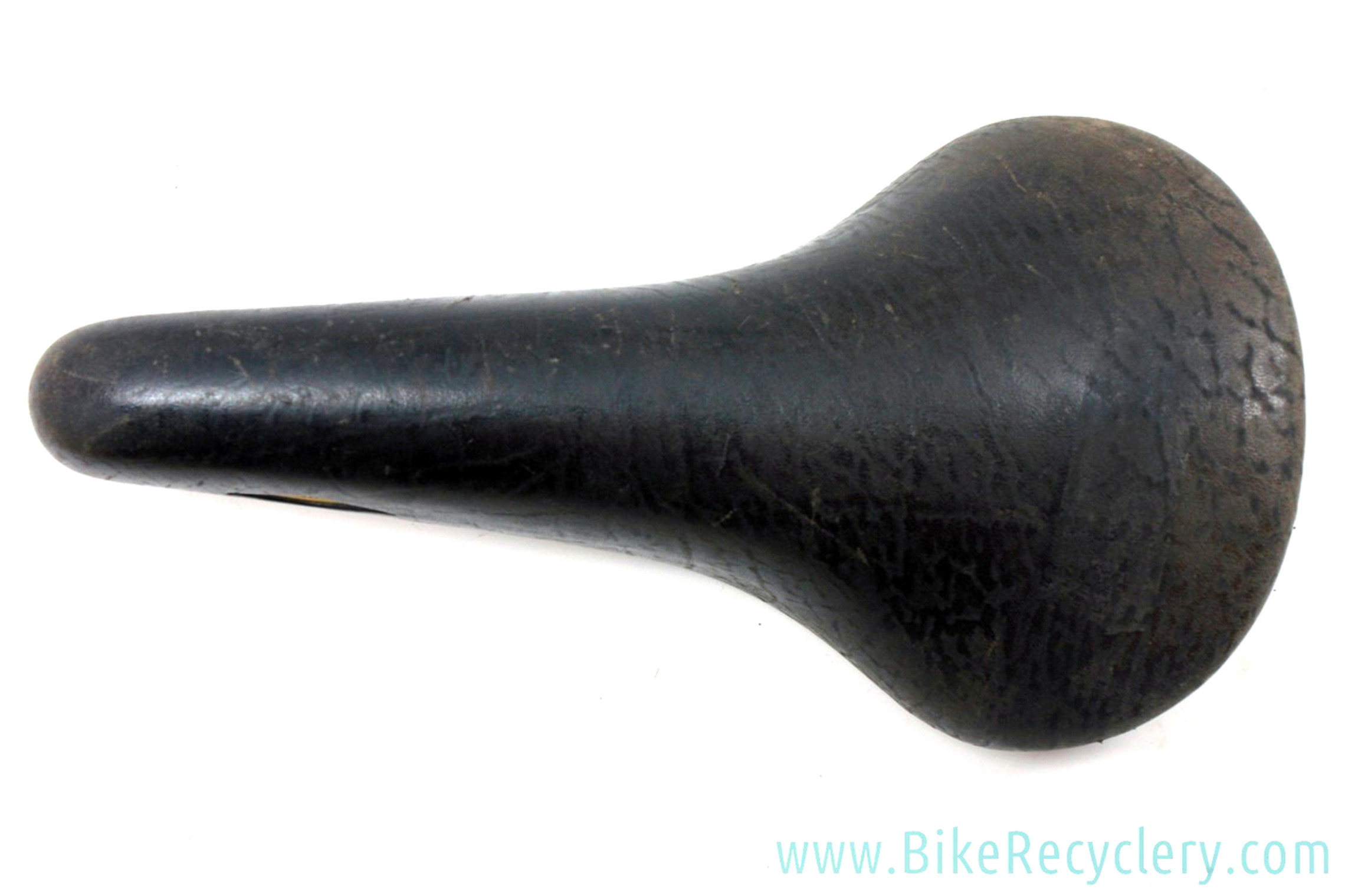 1986 San Marco Rolls Saddle: Brown Buffalo Leather - Brass