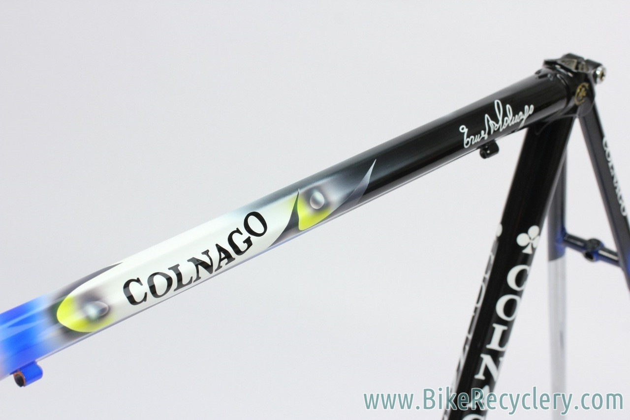 2000's Colnago Master Lux Frame/ Force Carbon Fork: 57cm - Blue/Orange Art Decor (Almost New Trainer Miles Only)