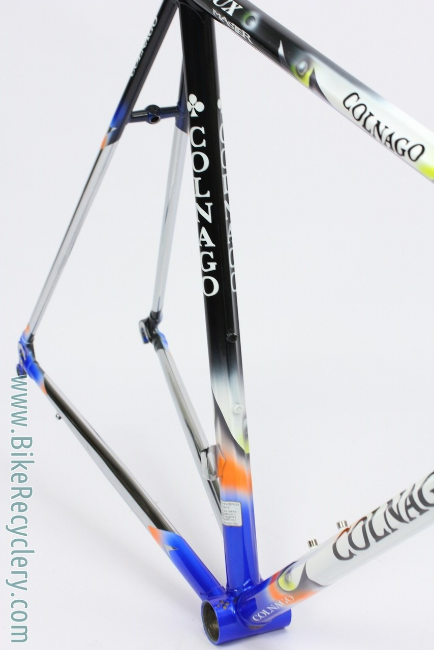 2000's Colnago Master Lux Frame/ Force Carbon Fork: 57cm - Blue/Orange Art Decor (Almost New Trainer Miles Only)