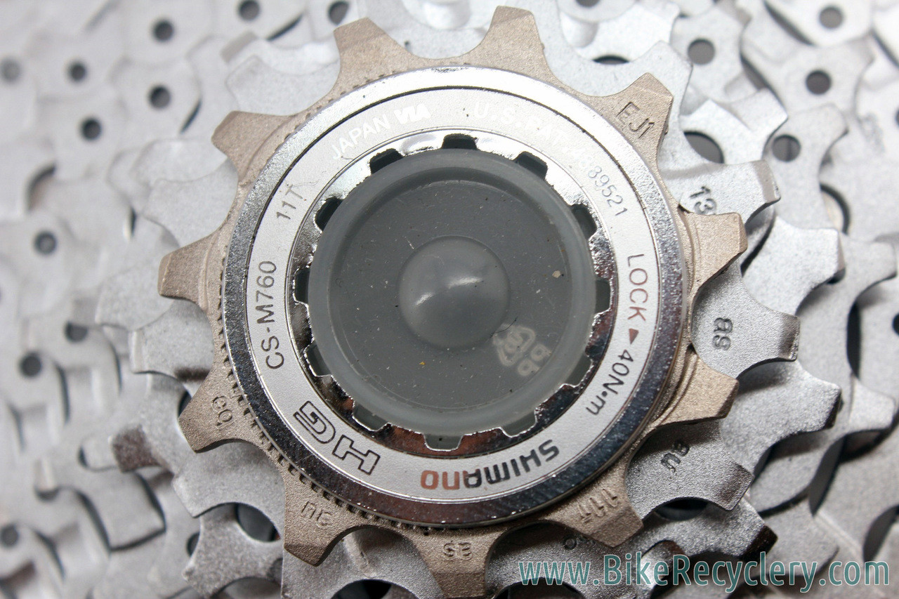 Cassette Shimano XT CS-M760 9 Vitesses 11-34 - Pour VTT/Route - Occasion Fonctionnelle
