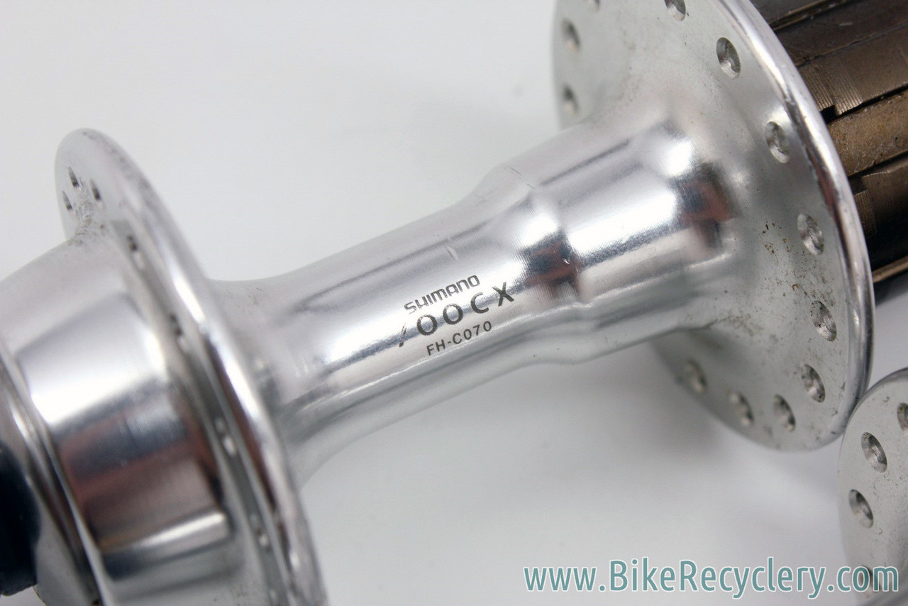 Paire De Moyeux Shimano 105 1055/1056 – Vintage Route 6/7 Vitesses