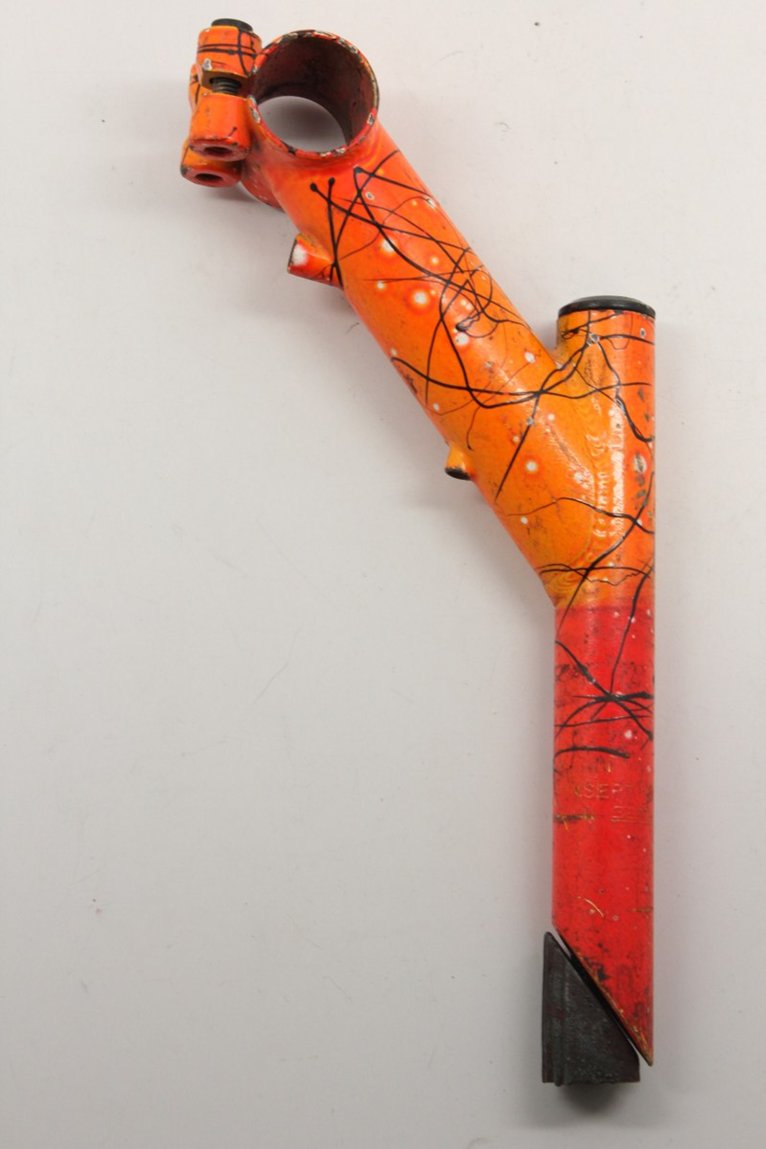 GT Quill Stem: 110mm, High Rise, Crazy Orange Paint Job