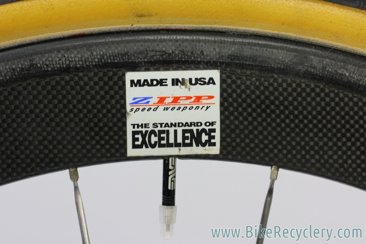 1990's ZIPP 404 Tubular Carbon Wheelset: 18/24H - Hershey