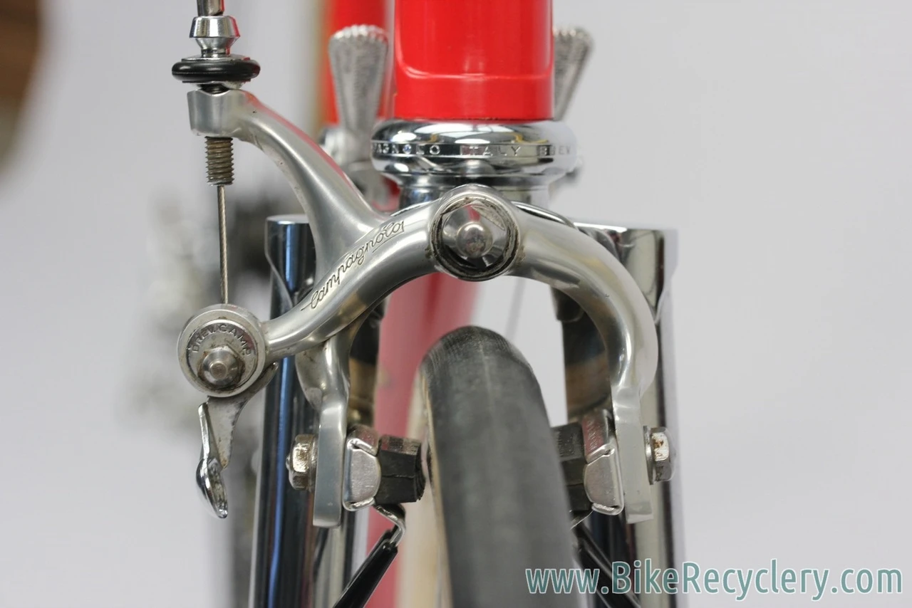 1978 Pogliaghi Italcorse Road Bike: ORIGINAL PAINT - 56cm - Campagnolo Nuovo Record - Fully Chromed Stays/Fork  (Original Show Bike Condition)