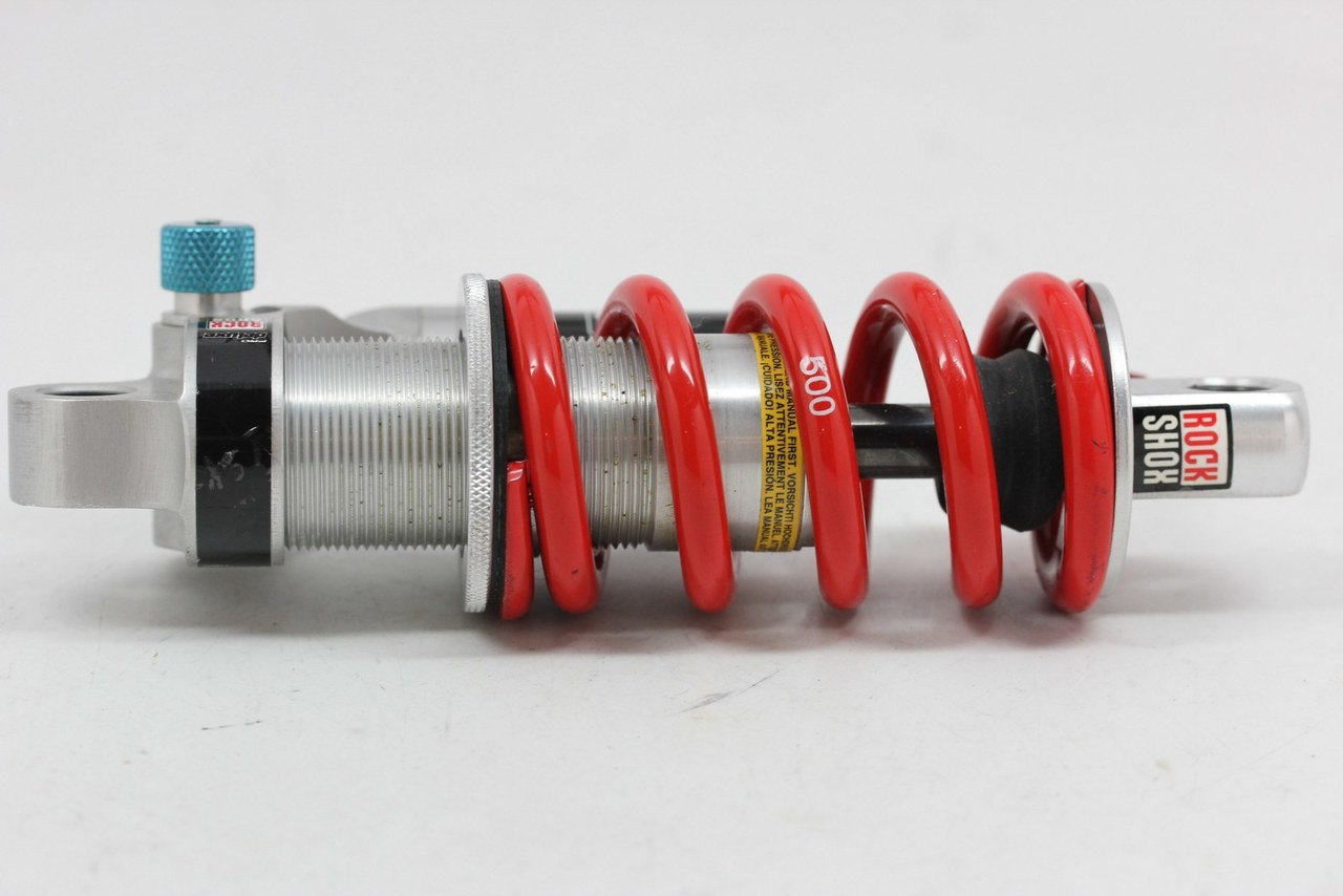 NOS Rockshox Pro Deluxe Rear Coil Shock: RED Spring - 500lb - 6