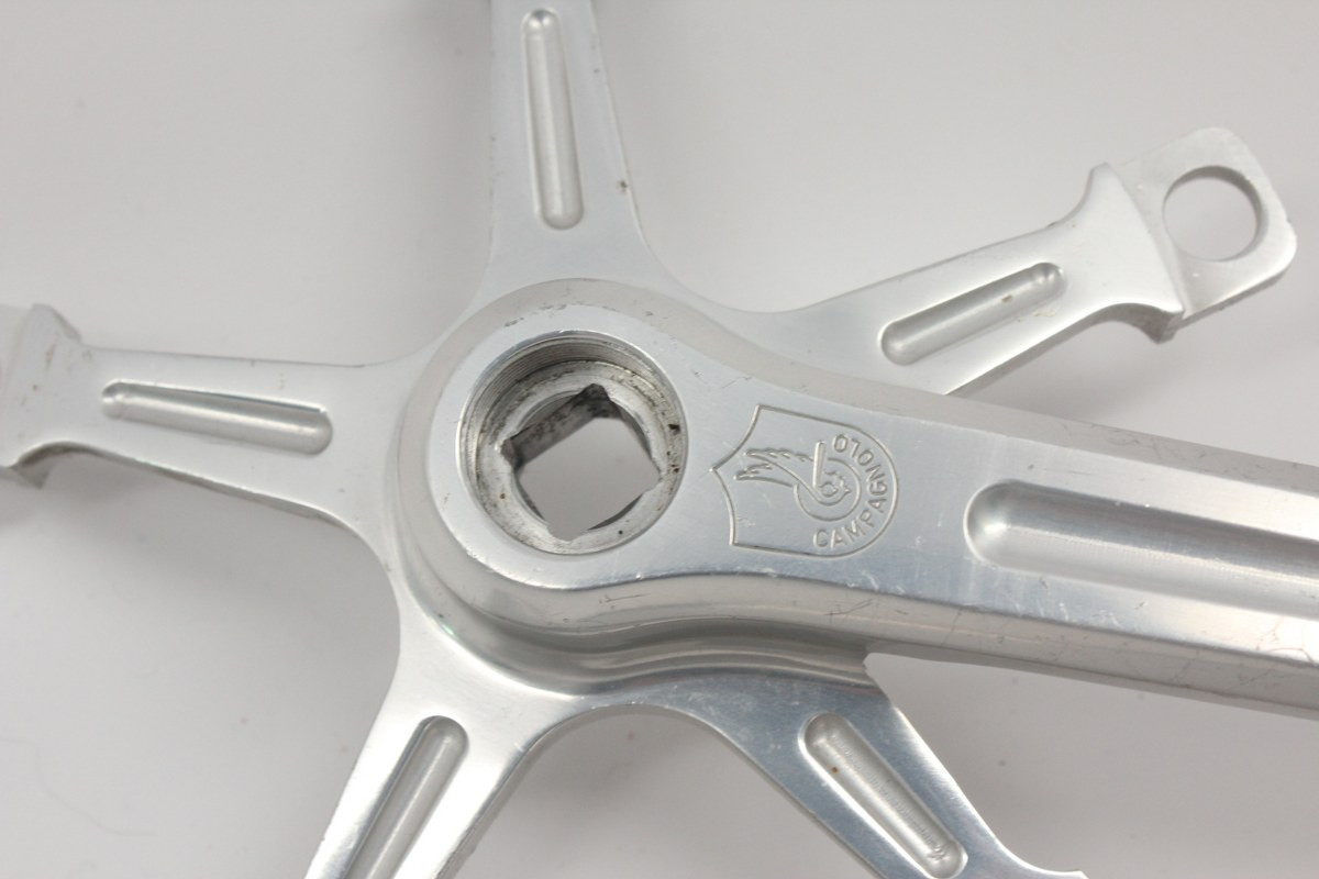 Pédalier Campagnolo Record - Bras De Manivelle 144 BCD, Brevet 74, Occasion Vintage