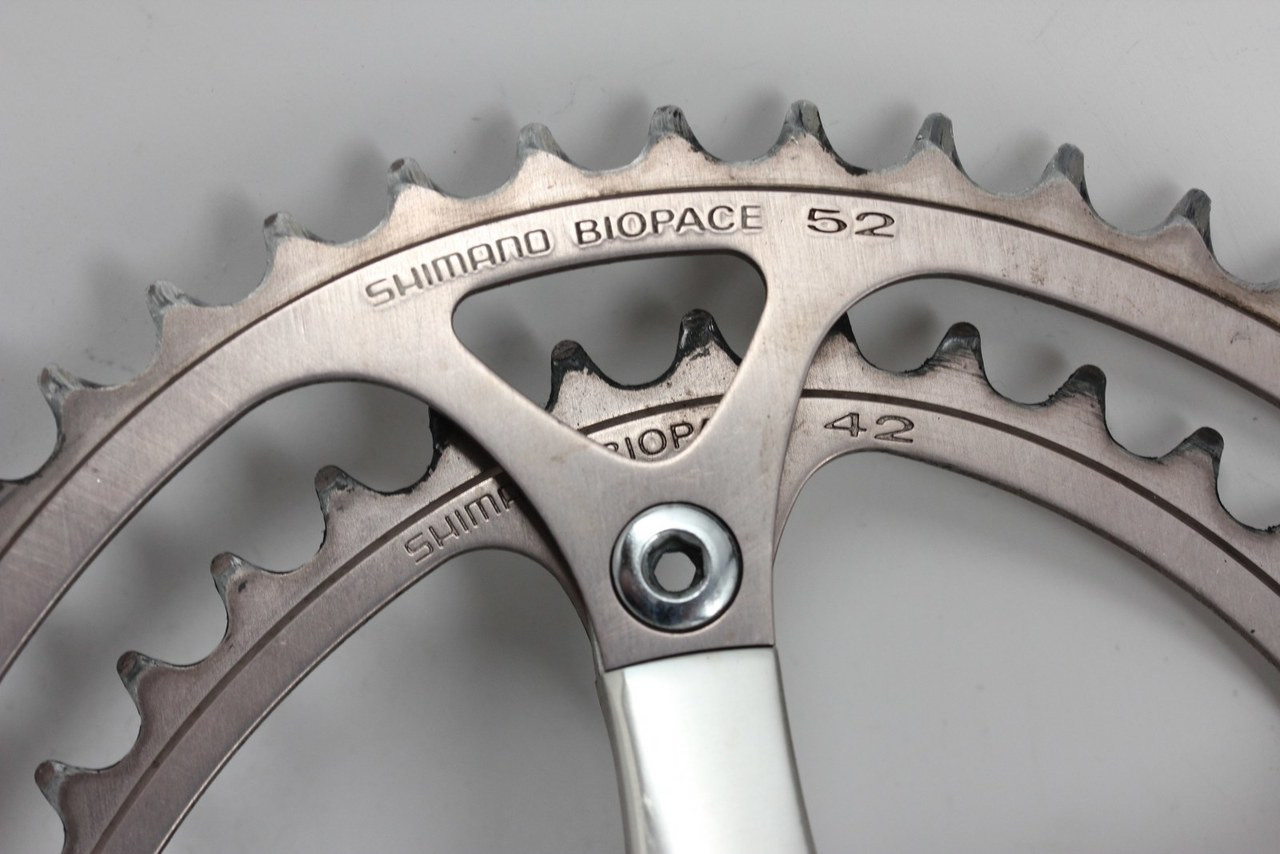 Shimano 600EX FC-6207 Crankset: 175mm - 52/42t Bronze BioPace