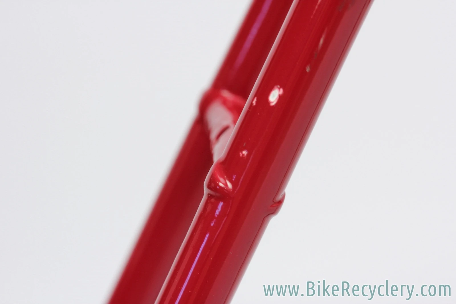 1938 Hetchins Brilliant Frame & Fork: Fresh Restoration - 57cm - Vibrant Curly Stays - Maroon - Pre War - Unbuilt Show Worthy