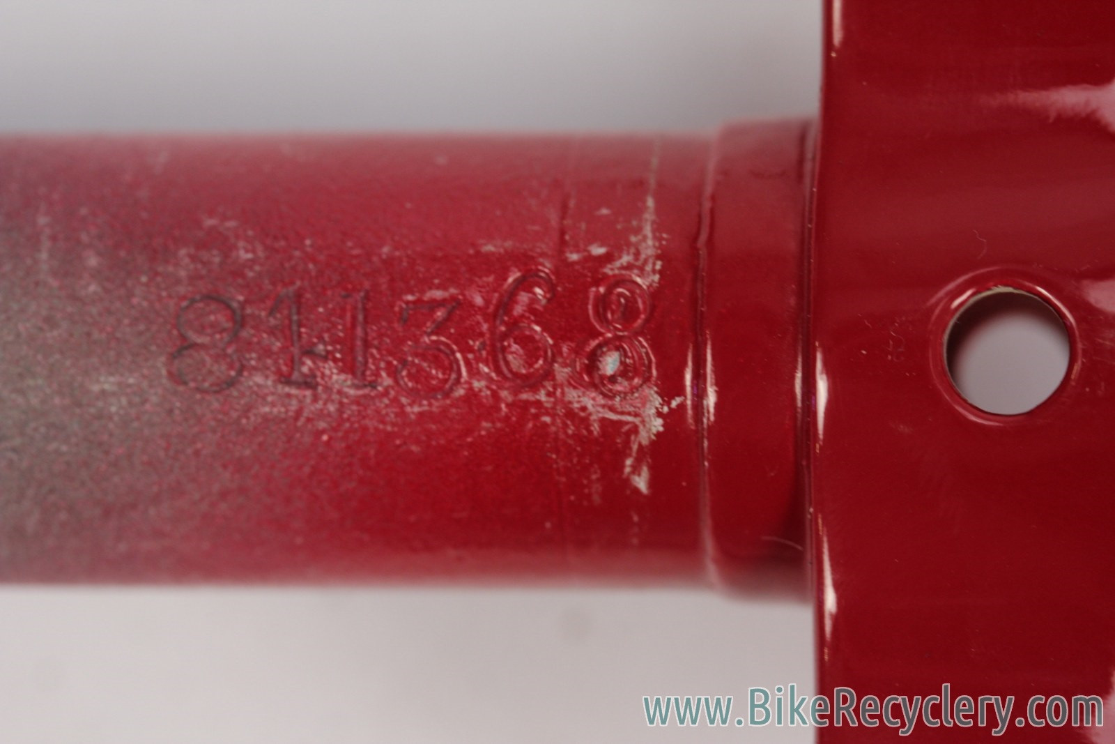 1938 Hetchins Brilliant Frame & Fork: Fresh Restoration - 57cm - Vibrant Curly Stays - Maroon - Pre War - Unbuilt Show Worthy