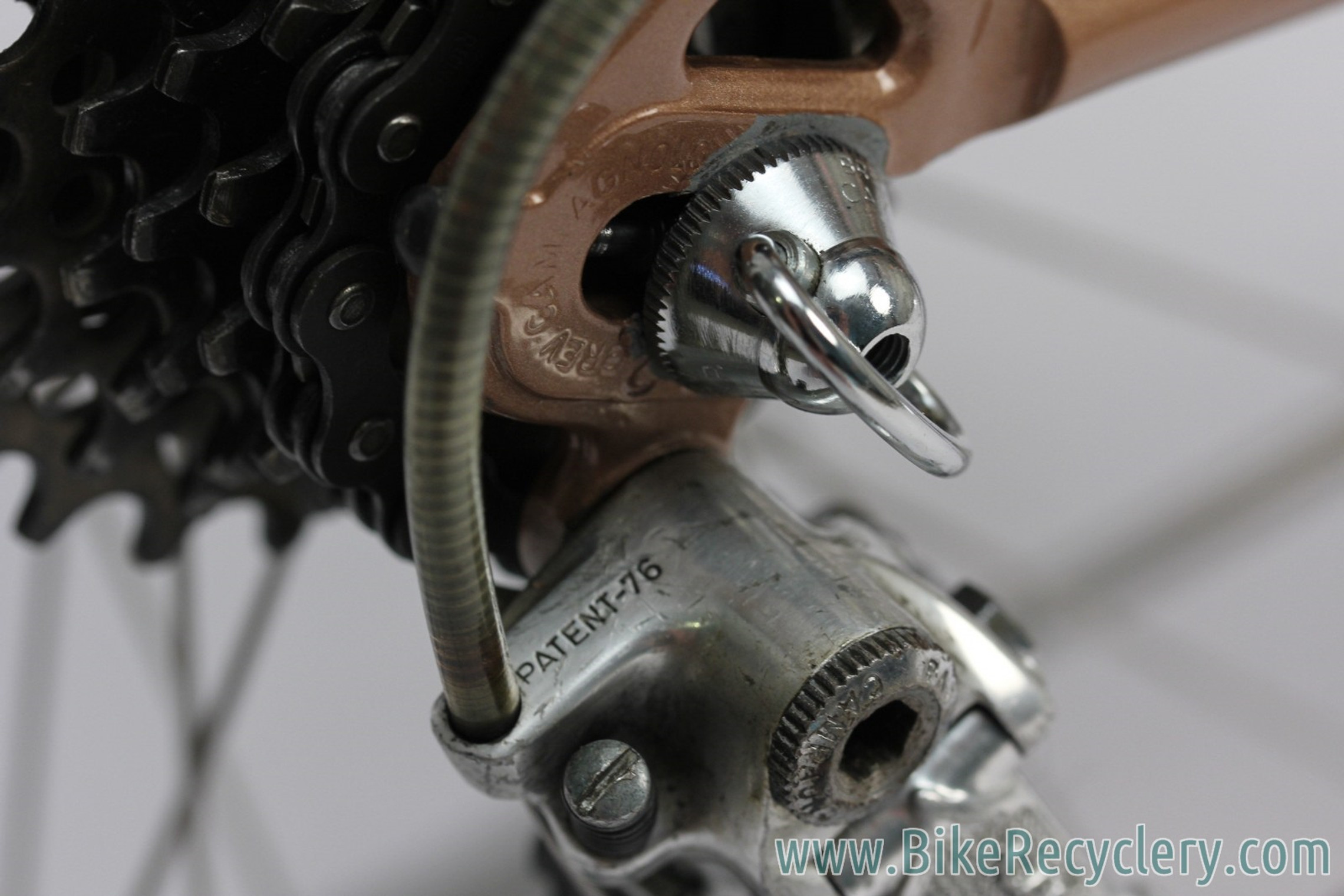 1976 Colnago Super: Fresh Pro Restoration Zero Miles - 56cm - Pantograph -  FULL Nuovo Record - Rare Unica - - Brown/Yellow - Bike Recyclery