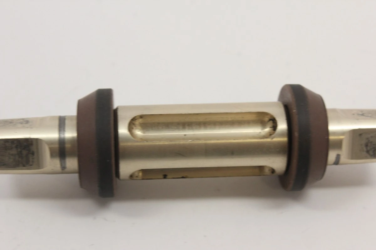 Sampson Stratics Titanium Bottom Bracket: w/ Bushings, Square Taper 112mm ITALIAN 1901
