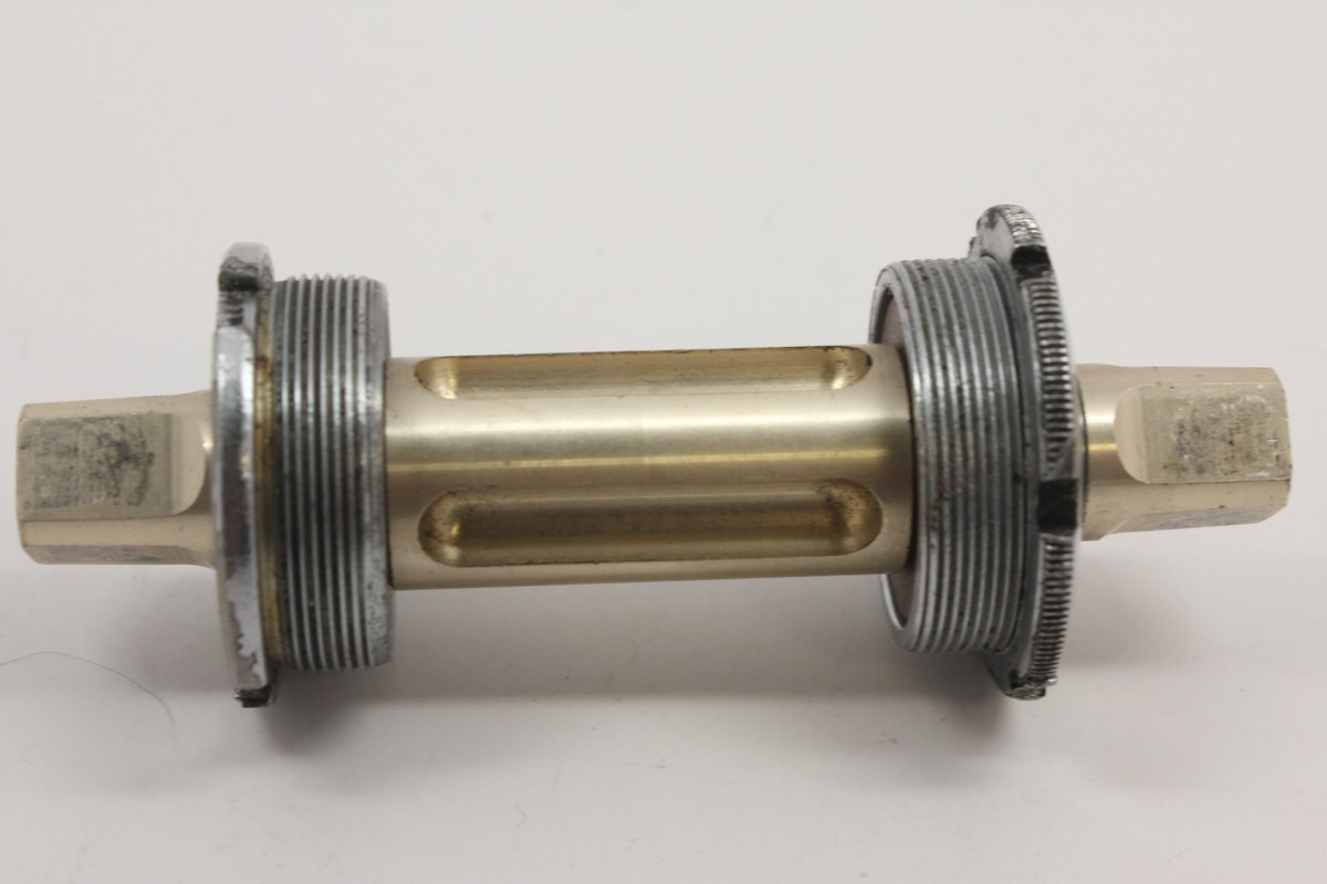 Sampson Stratics Titanium Bottom Bracket: w/ Bushings, Square Taper 112mm ITALIAN 1901