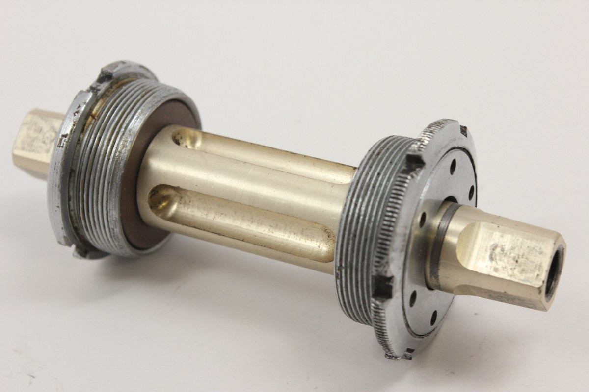 Sampson Stratics Titanium Bottom Bracket: w/ Bushings, Square Taper 112mm ITALIAN 1901