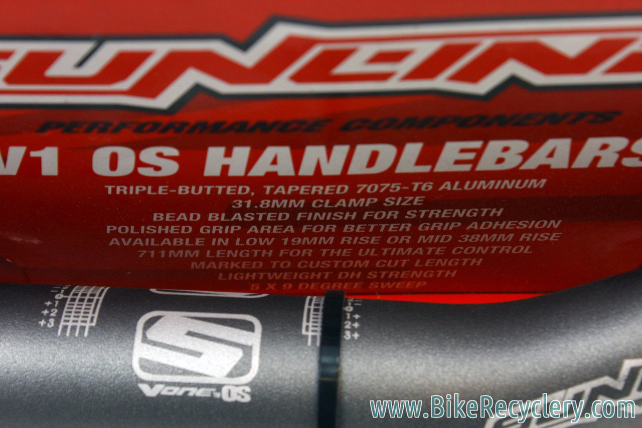 Guidon VTT Sunrise V-One Downhill DH - Aluminium, 762 Mm De Large, 31,8 Mm De Diamètre, Occasion En Bon état