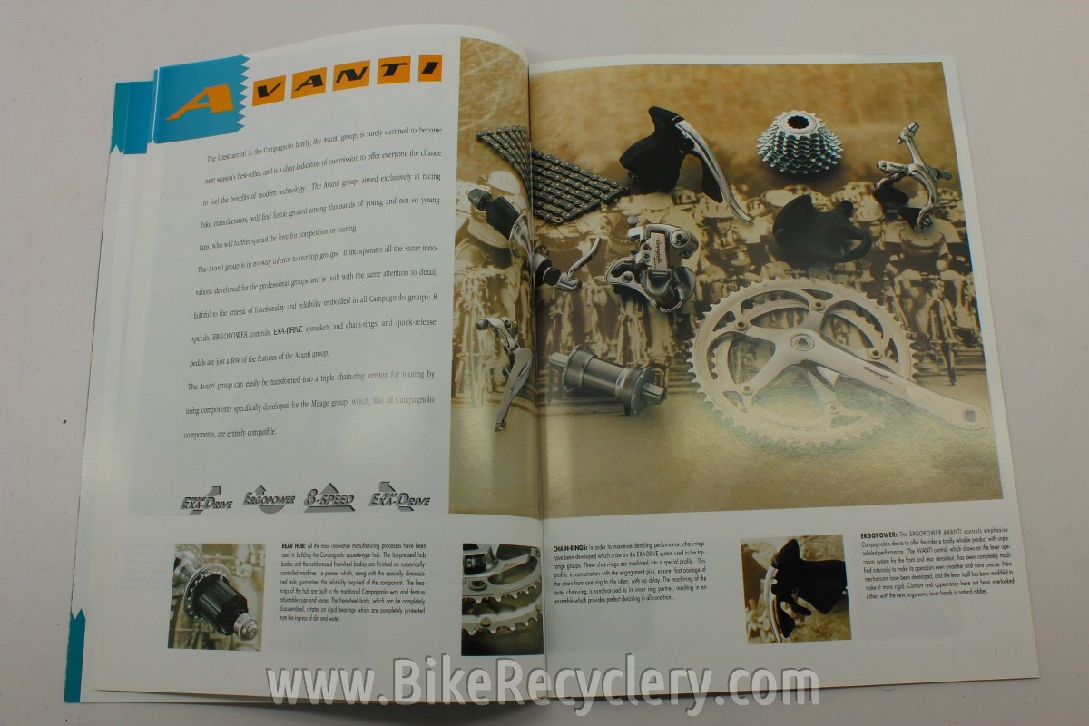 1995 Campagnolo Product Range Catalog 38 Pages (MINT) Bike Recyclery
