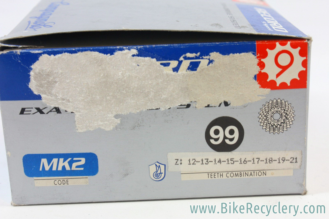 NIB/NOS Campagnolo Record 9 Speed Cassette: Exa-Drive - 12-21T - CS99 ...