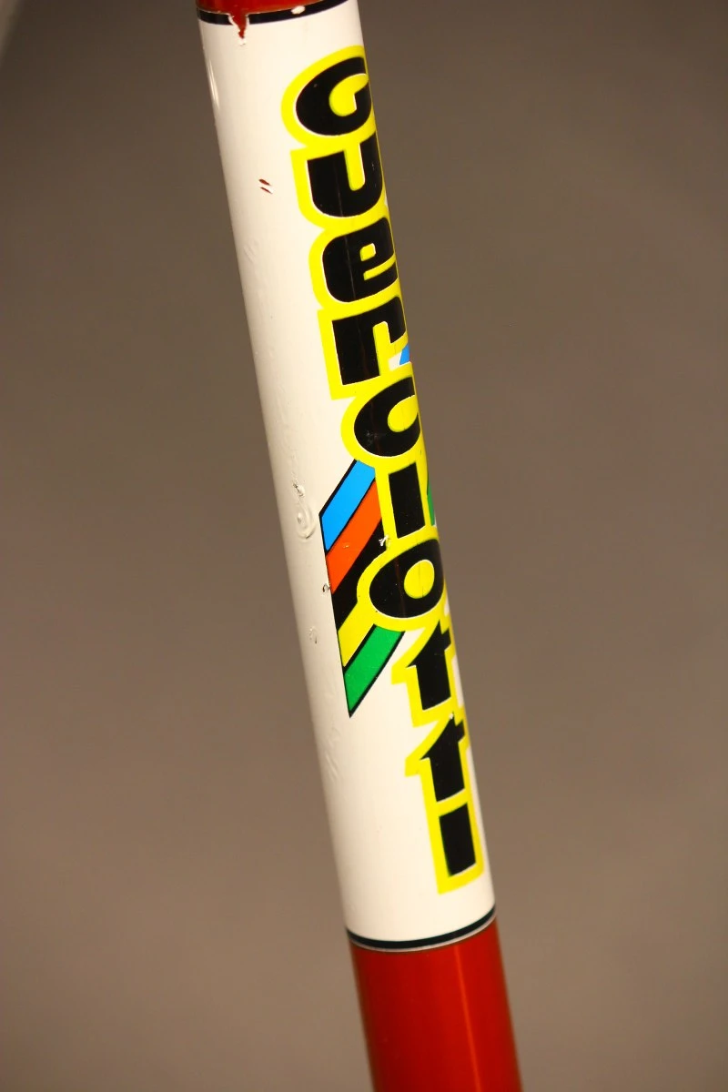 Guerciotti Sprint Road Bike Frame & Fork: Aluminum Bonded, Red / Silver 60cm