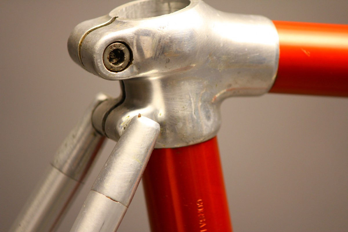 Guerciotti Sprint Road Bike Frame & Fork: Aluminum Bonded, Red / Silver 60cm