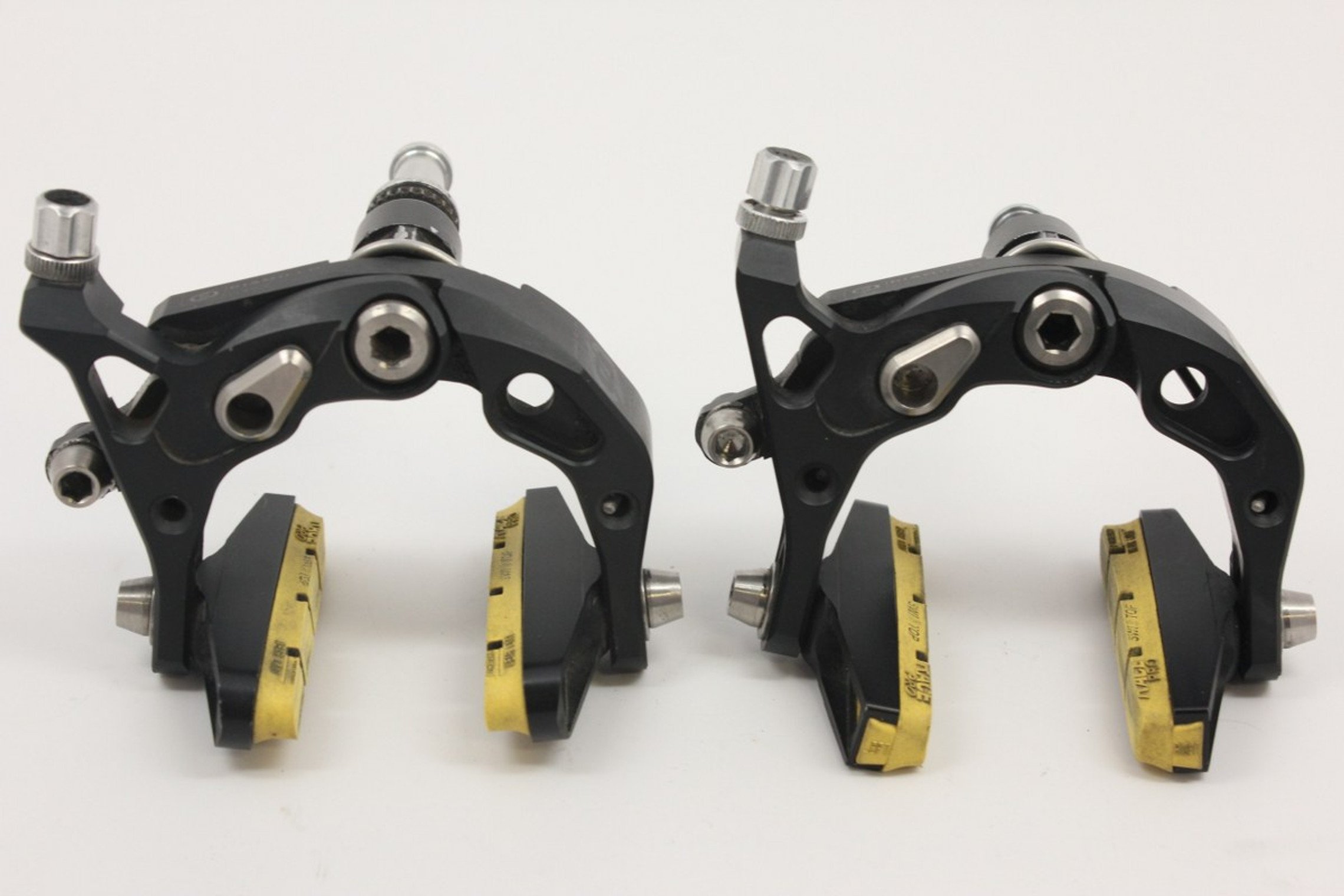 Ciamillo Zero G Ti Road Caliper Brakeset: Black, Swisstop