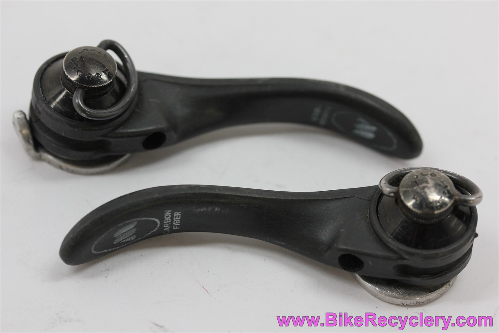 Modolo Kronos Carbon Downtube Shifters: Black - 35g (EXC) - Bike