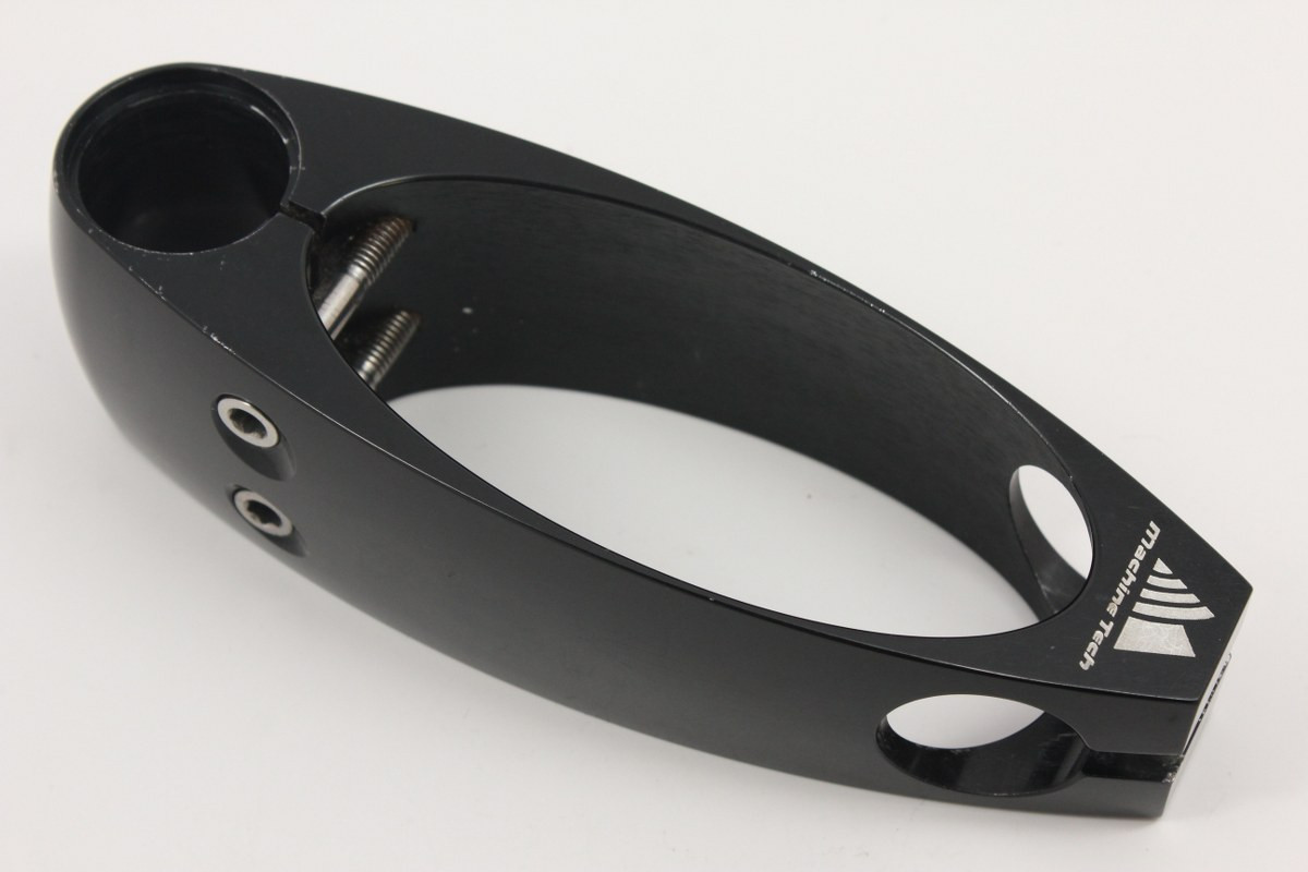 Machine Tech Threadless Stem: 130mm x 25.4mm Radical Shape, Ti