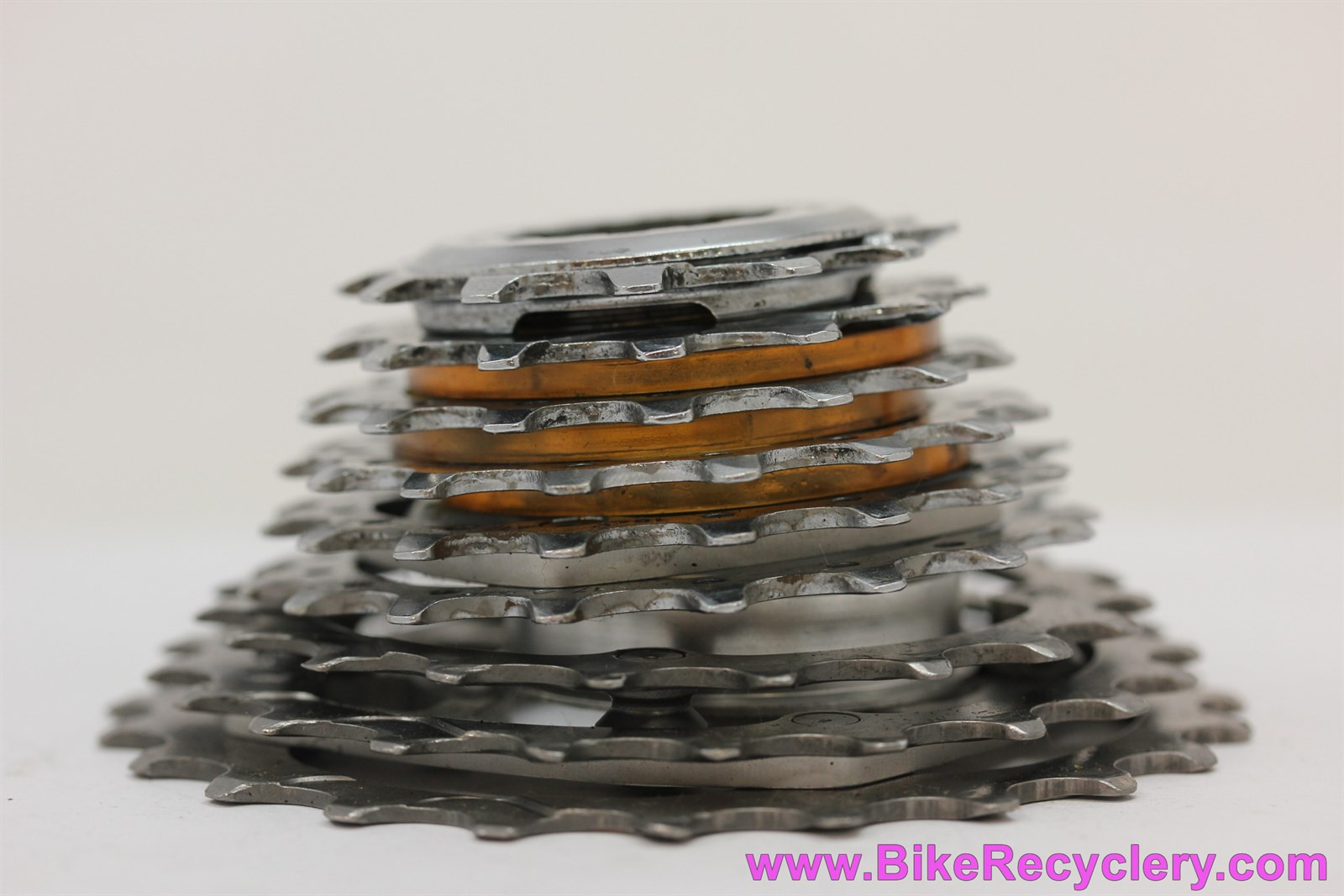 Cassette Campagnolo Record Titanium 9 Vitesses - 23 Dents - Pour Vélo De Route Vintage - Occasion