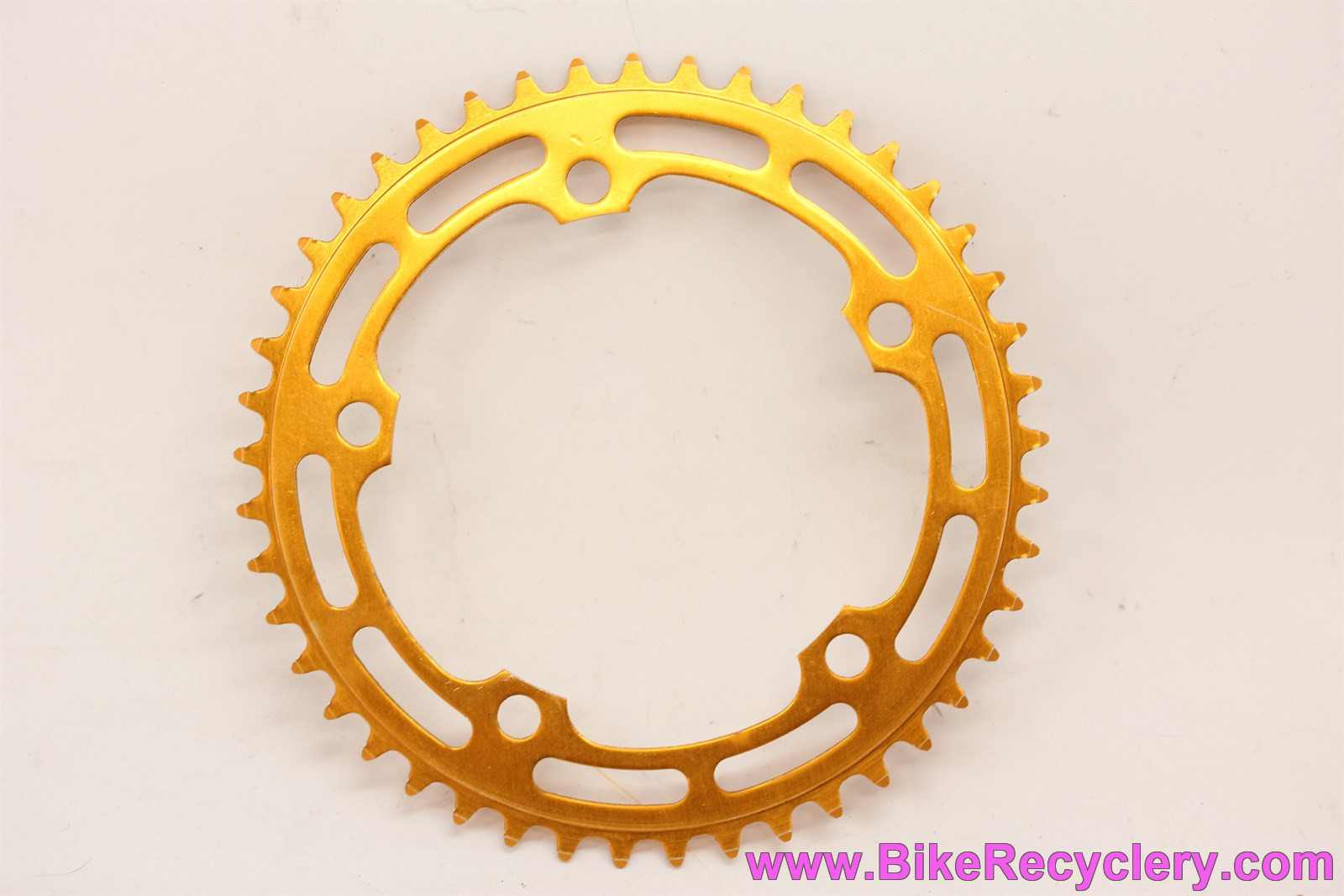 Shimano Takagi DX / MX BMX Chainring: GOLD Ano - 45T x 130mm - 3