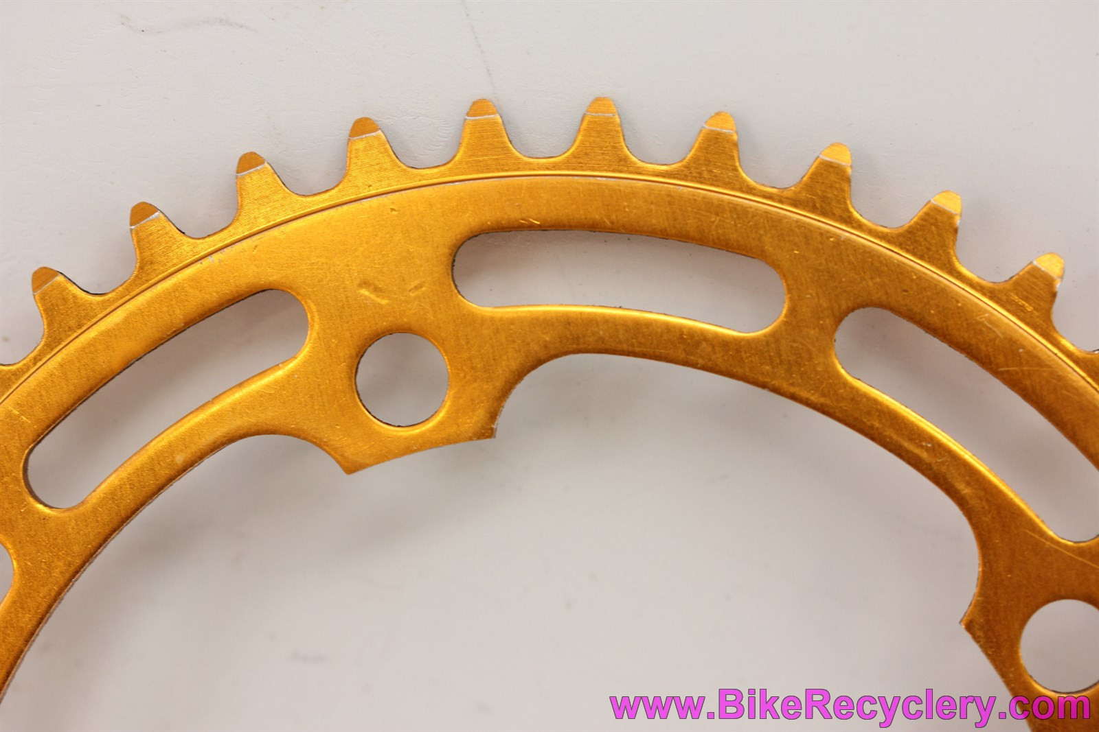 Shimano Takagi DX / MX BMX Chainring: GOLD Ano - 45T x 130mm - 3