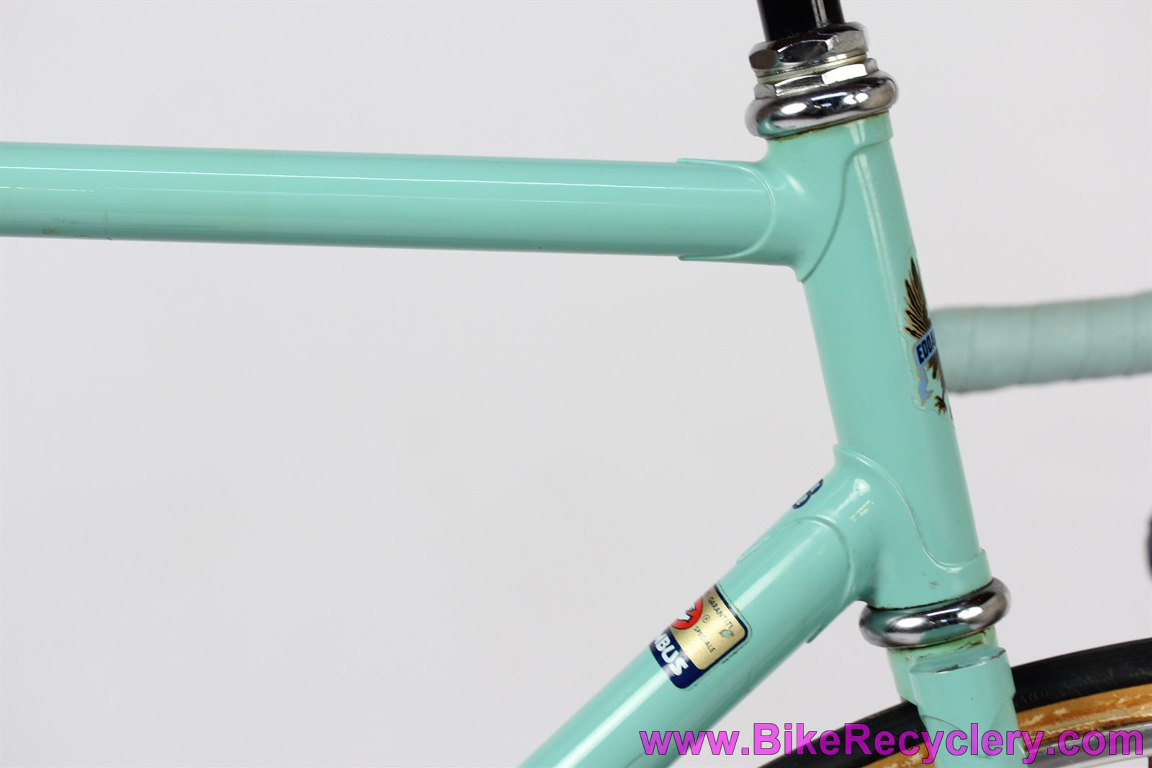 1981 Bianchi Super Pista Track Bike: 54cm - Celeste - Columbus SP -  Pantograph Campagnolo Record - Ofmega Mistral - Fiamme - Original Paint (EXC)