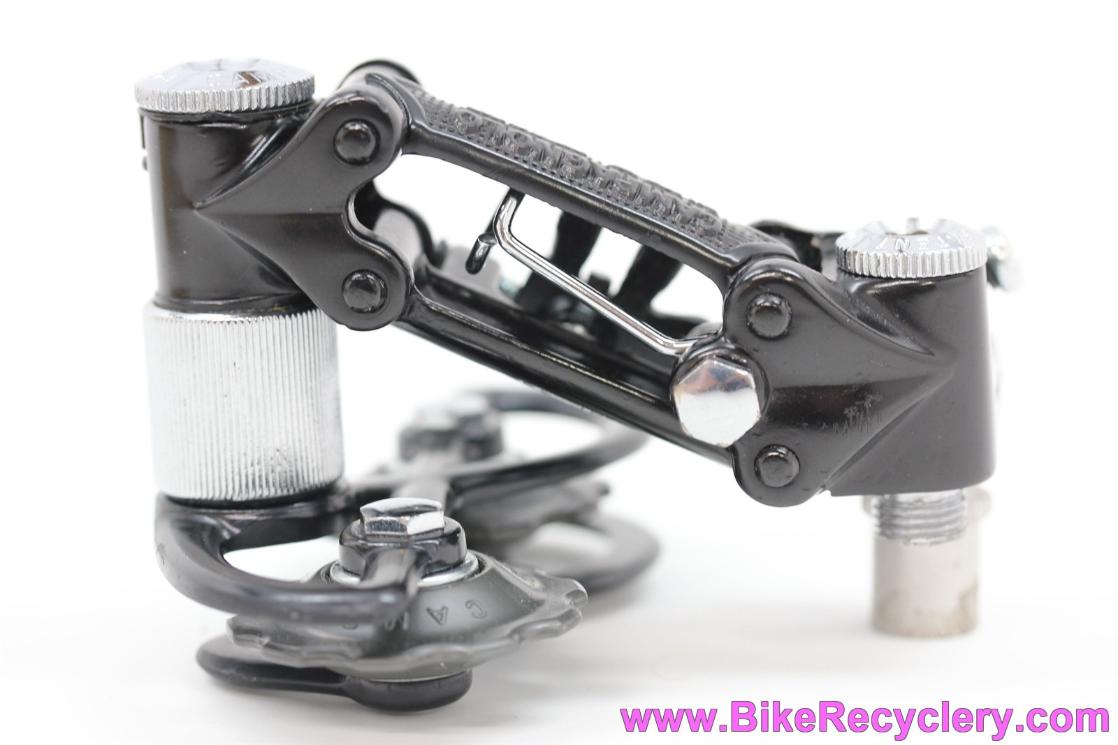 NIB/NOS Campagnolo Nuovo Record Noir Rear Derailleur: BLACK Anodized - Pat 1974 - RARE