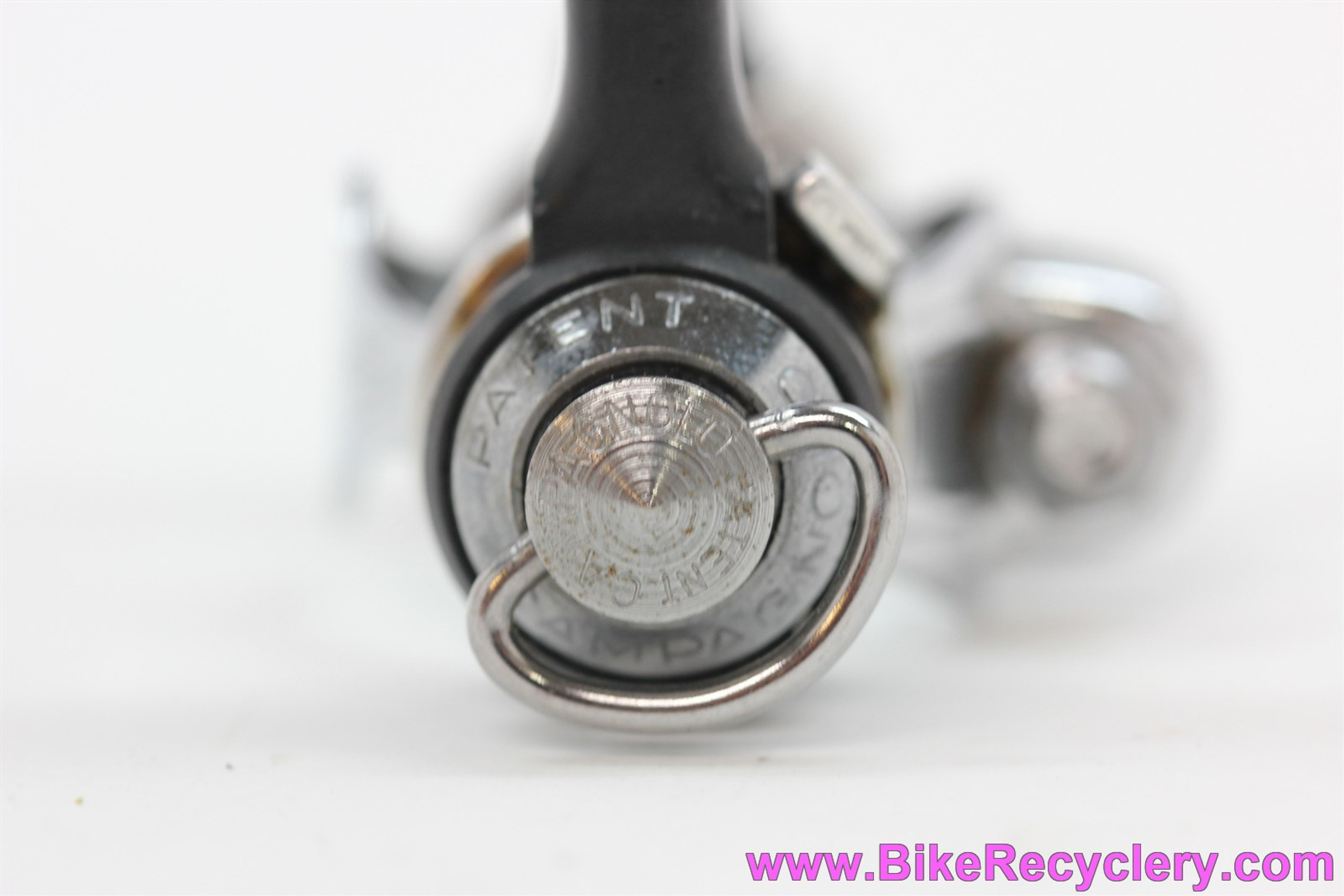 NOS Campagnolo Nuovo/Super Record Noir Downtube Shifters: Black Ano - Clamp & Braze - RARE
