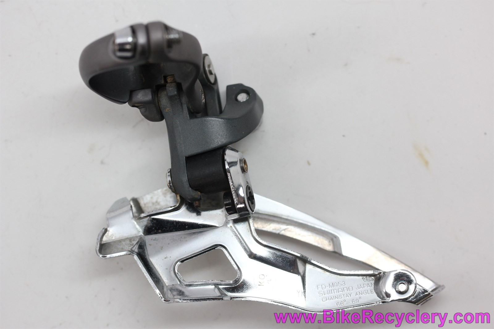 Shimano XTR FD-M953 Front Derailleur: 34.9mm - Top Pull (Near Mint 