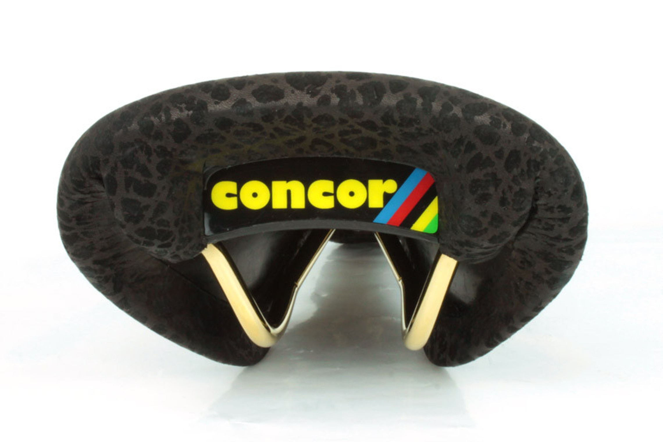San Marco Concor Supercorsa Le Rino Leather Saddle: Brass