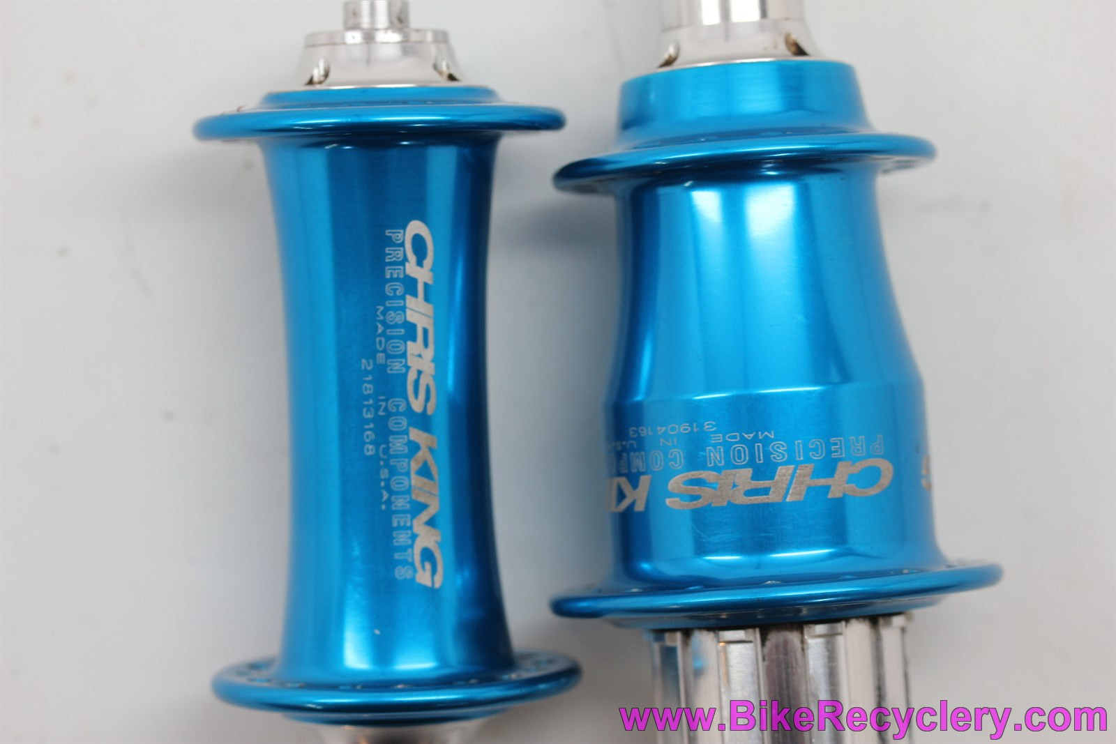 Chris King R45 Hubset: 8/9/10sp - 32H x 135mm - Cobalt Blue (Near
