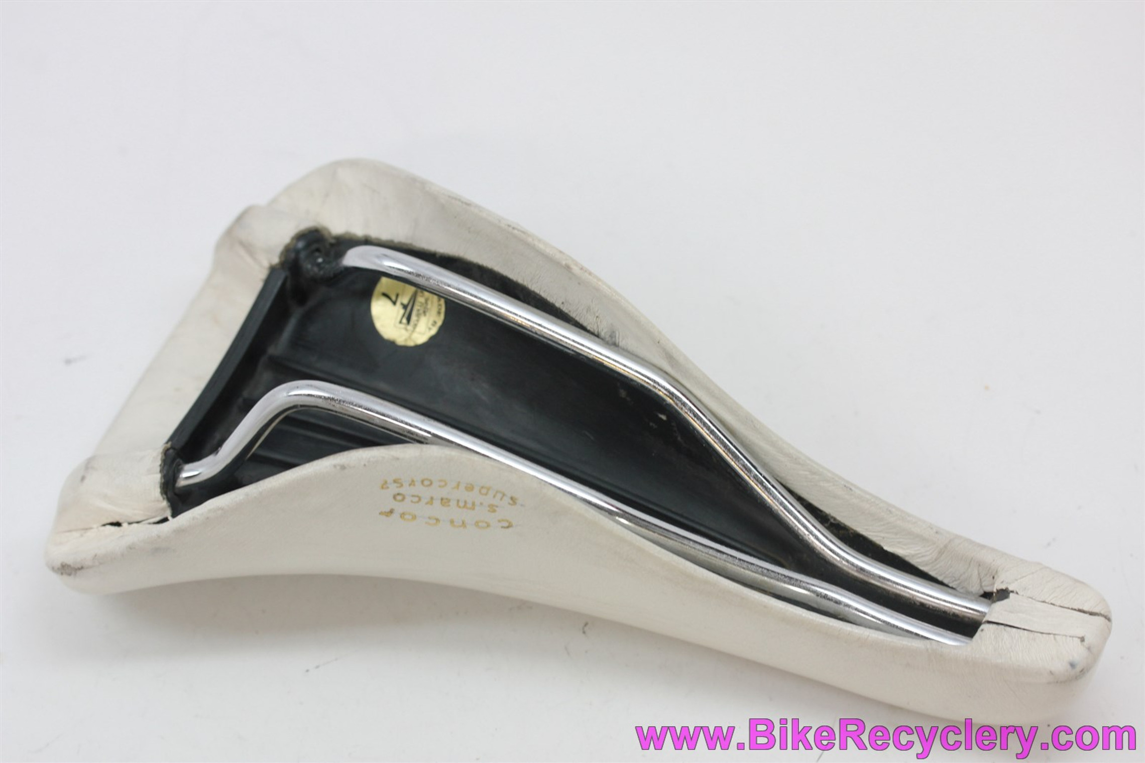 San Marco Concor Supercorsa Smooth Leather Saddle: 1980's