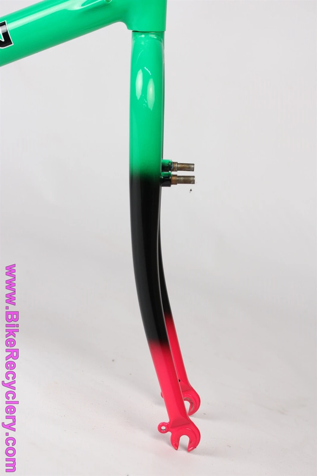1991 Klein Rascal "FunkenKlein" Frame & Fork: 22" XL - Fresh Dave Wilkins Restoration - Black/Green/Pink (MINT)