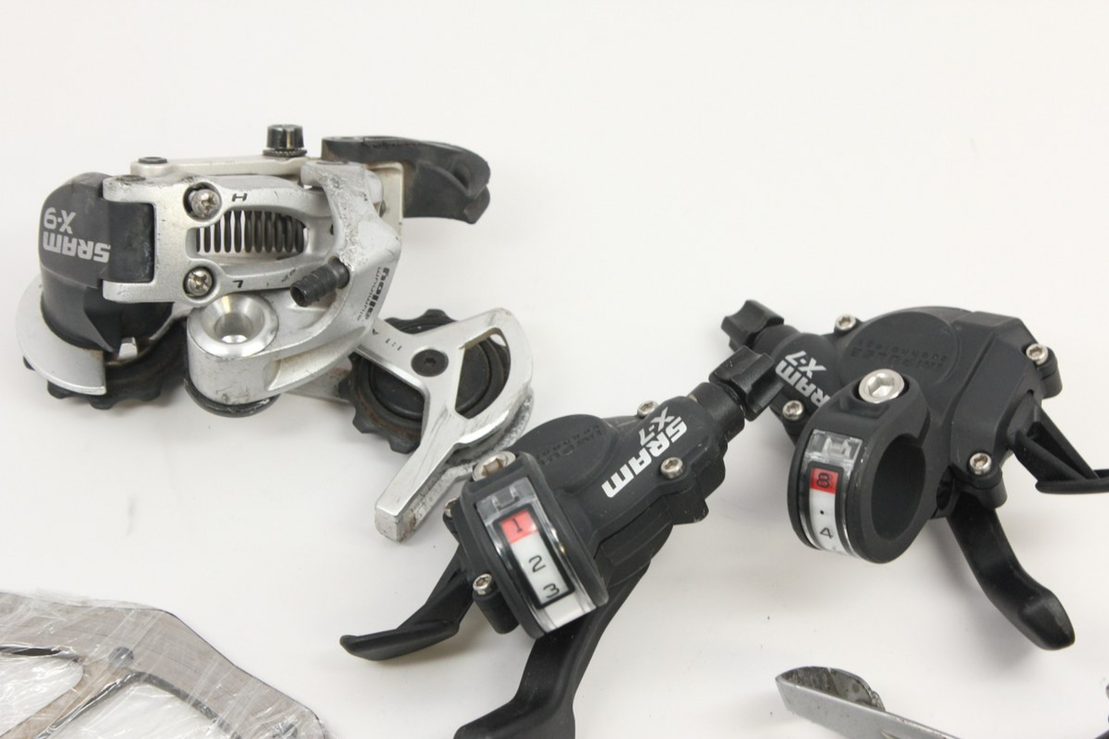 SRAM 8-speed X7/X9 Disc Brake Groupset: Derailleurs, BB7
