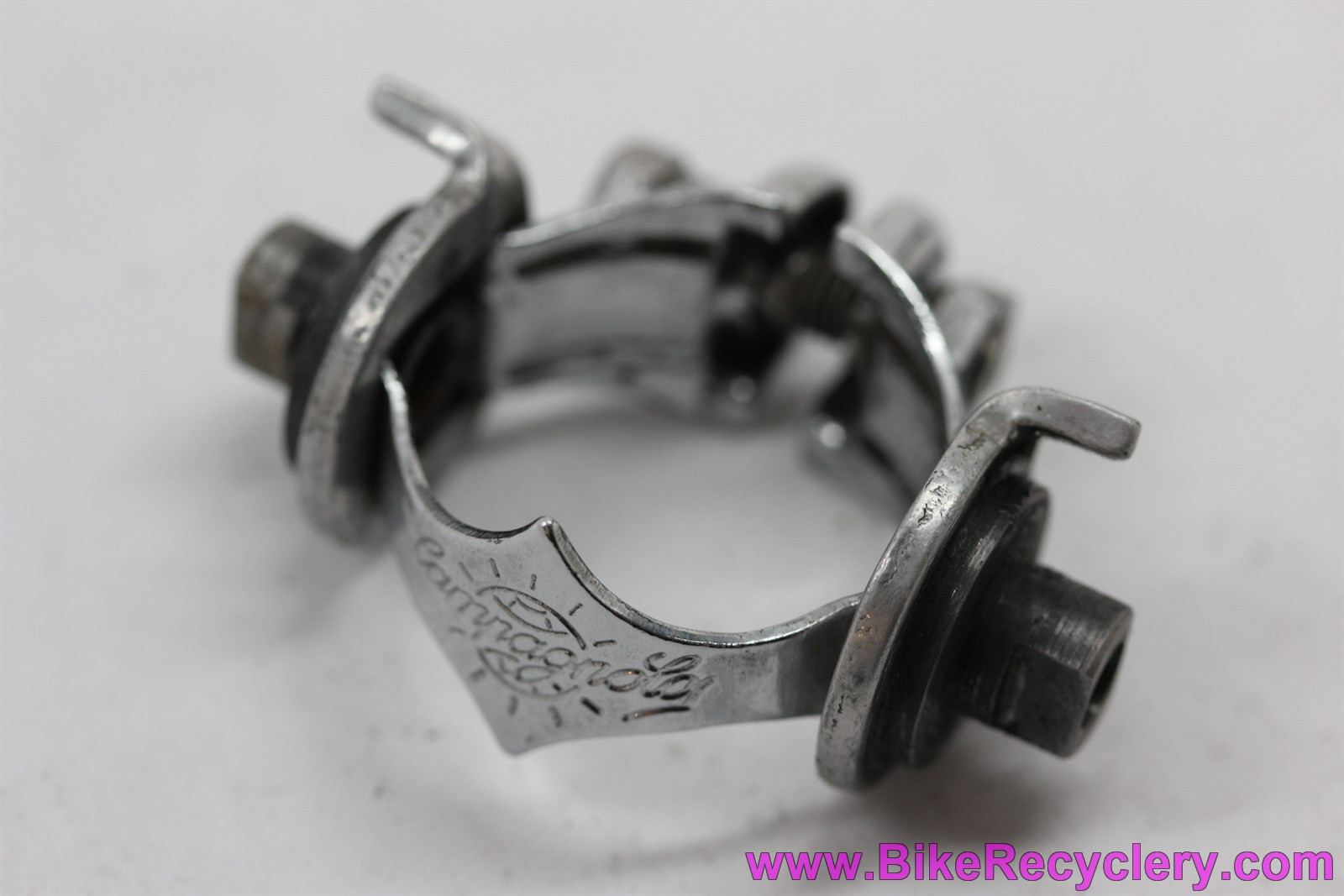 Campagnolo Downtube Shifter Clamp & Bolt No Cable Stops (Near Mint