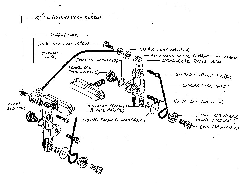 WTB Speedmaster Cantilever Brakeset: Original Pads, Cunningham MINT