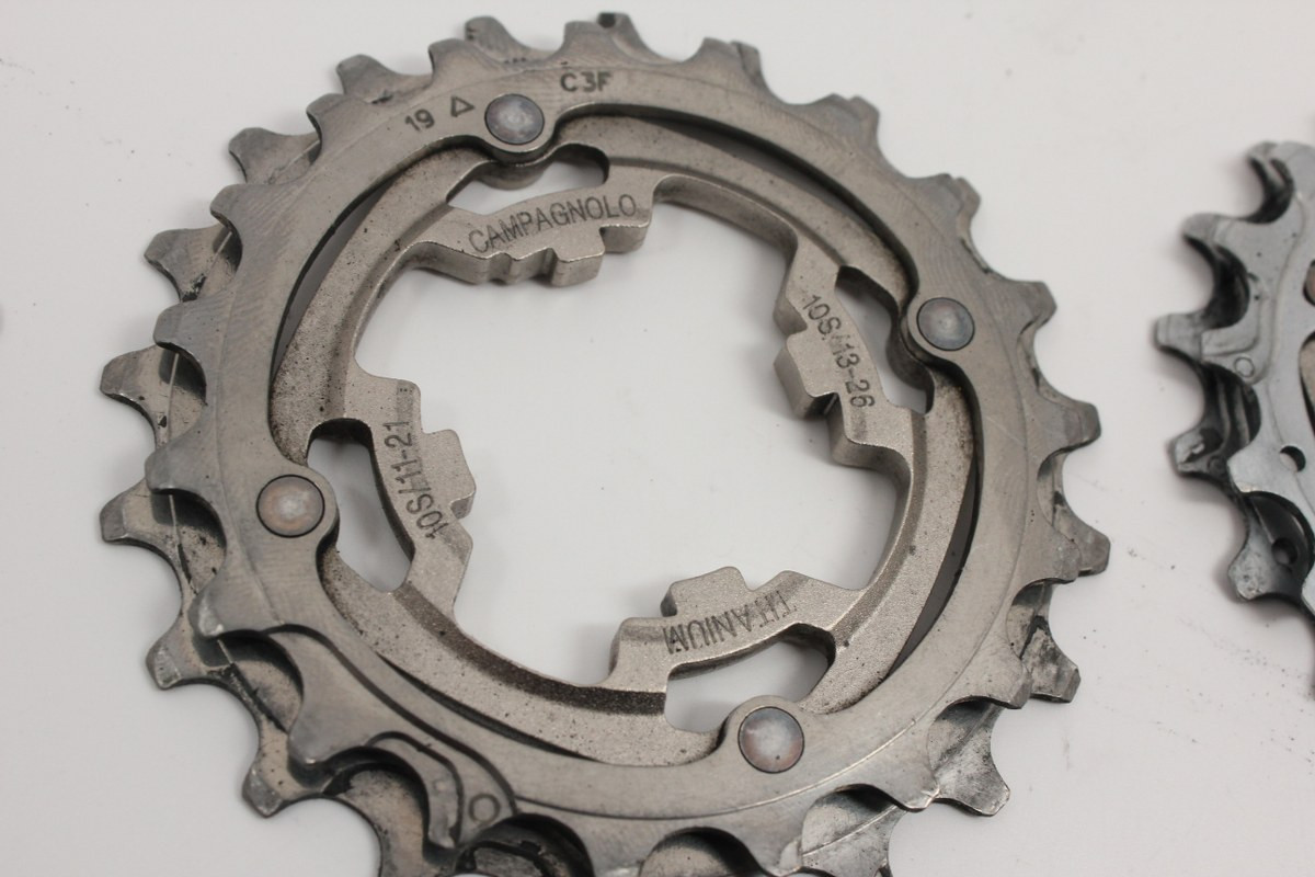 Campagnolo Record 10-speed Cassette: Titanium 13-26t - Bike Recyclery