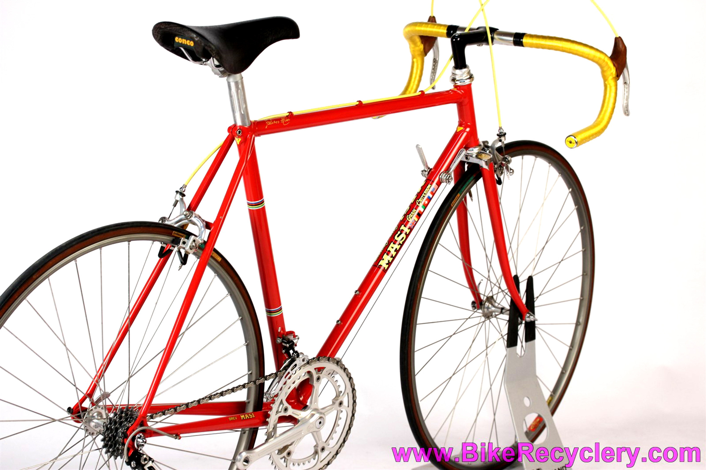 1984 Masi Gran Criterium Show Bike: 55cm - FULL Super Record - Mavic G40 - Original Red Paint/Decals/Parts (Almost NOS LOW MILES)