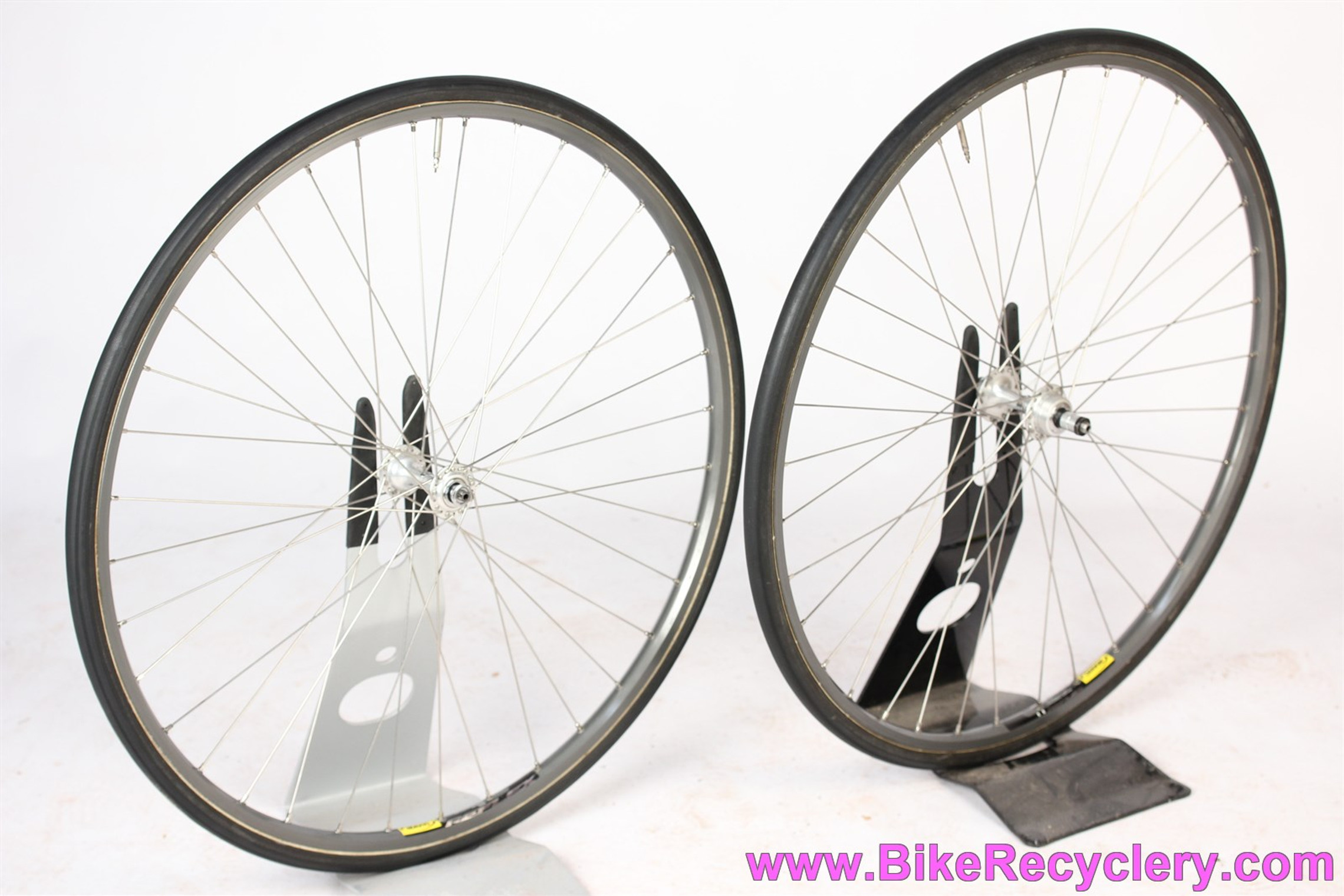 700c Tubular Wheelset: Dura Ace 1st Gen Hubset - Mavic Reflex