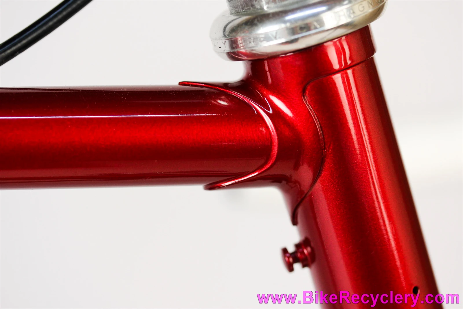 1985 Pinarello Montello Road Bike: 56cm - Nuovo/Super Record - Team Red & Chrome - Columbus SLX - High Flange - OMAS (EXC+ Original Paint)