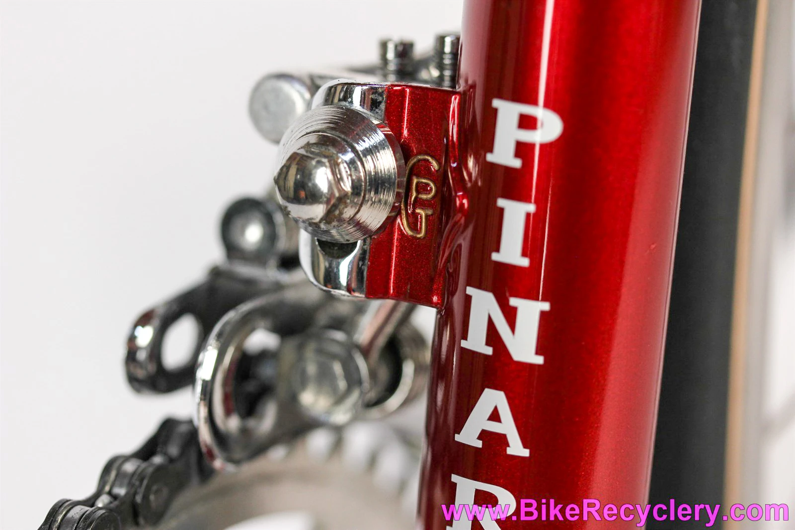 1985 Pinarello Montello Road Bike: 56cm - Nuovo/Super Record - Team Red & Chrome - Columbus SLX - High Flange - OMAS (EXC+ Original Paint)
