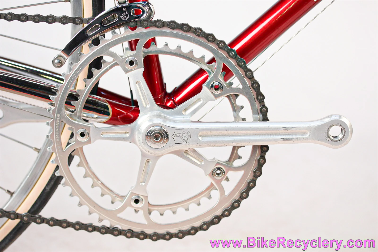 1985 Pinarello Montello Road Bike: 56cm - Nuovo/Super Record - Team Red & Chrome - Columbus SLX - High Flange - OMAS (EXC+ Original Paint)