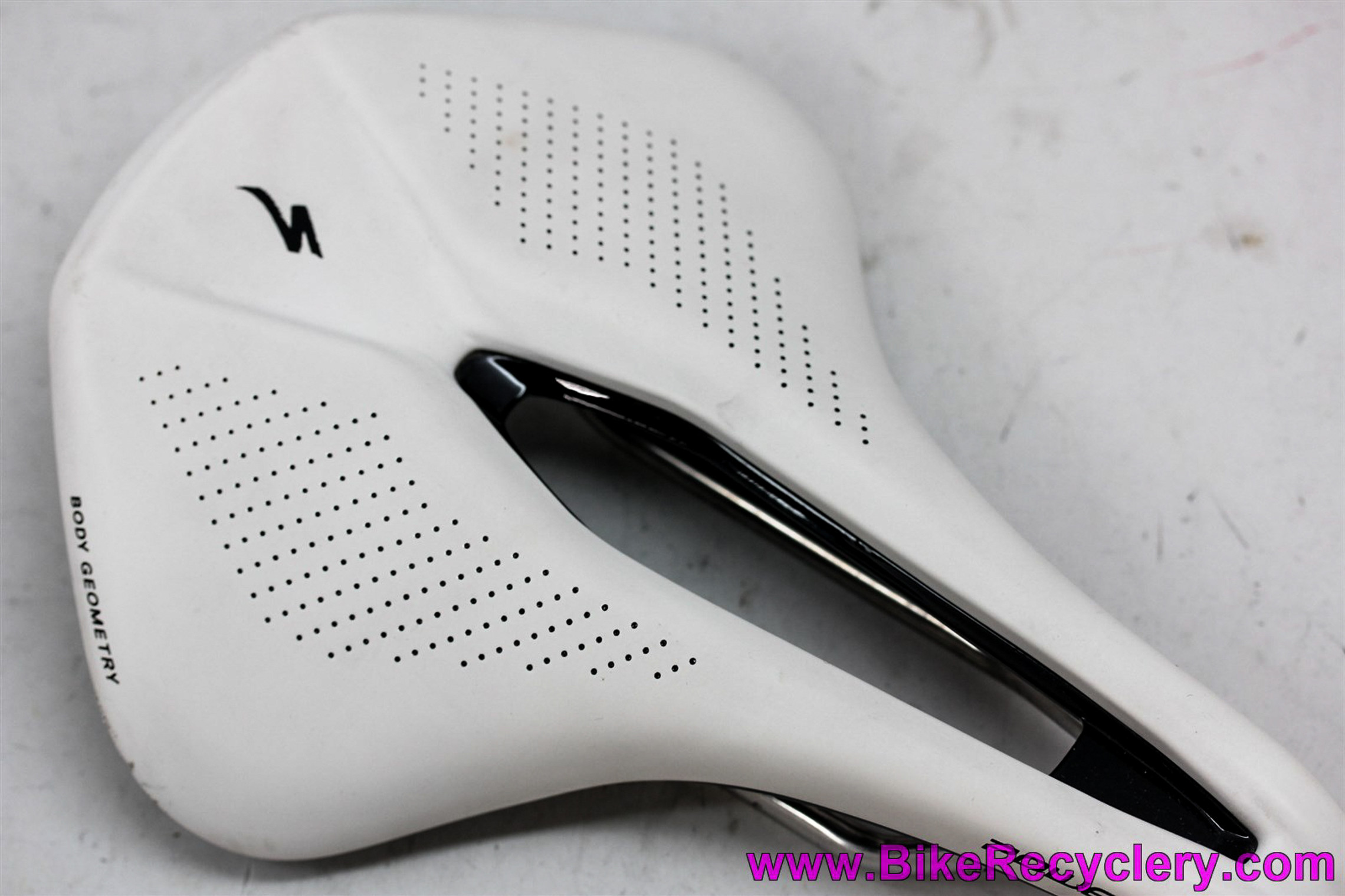 Specialized Power Expert Ti Saddle: 168mm - White - Large Cutout 